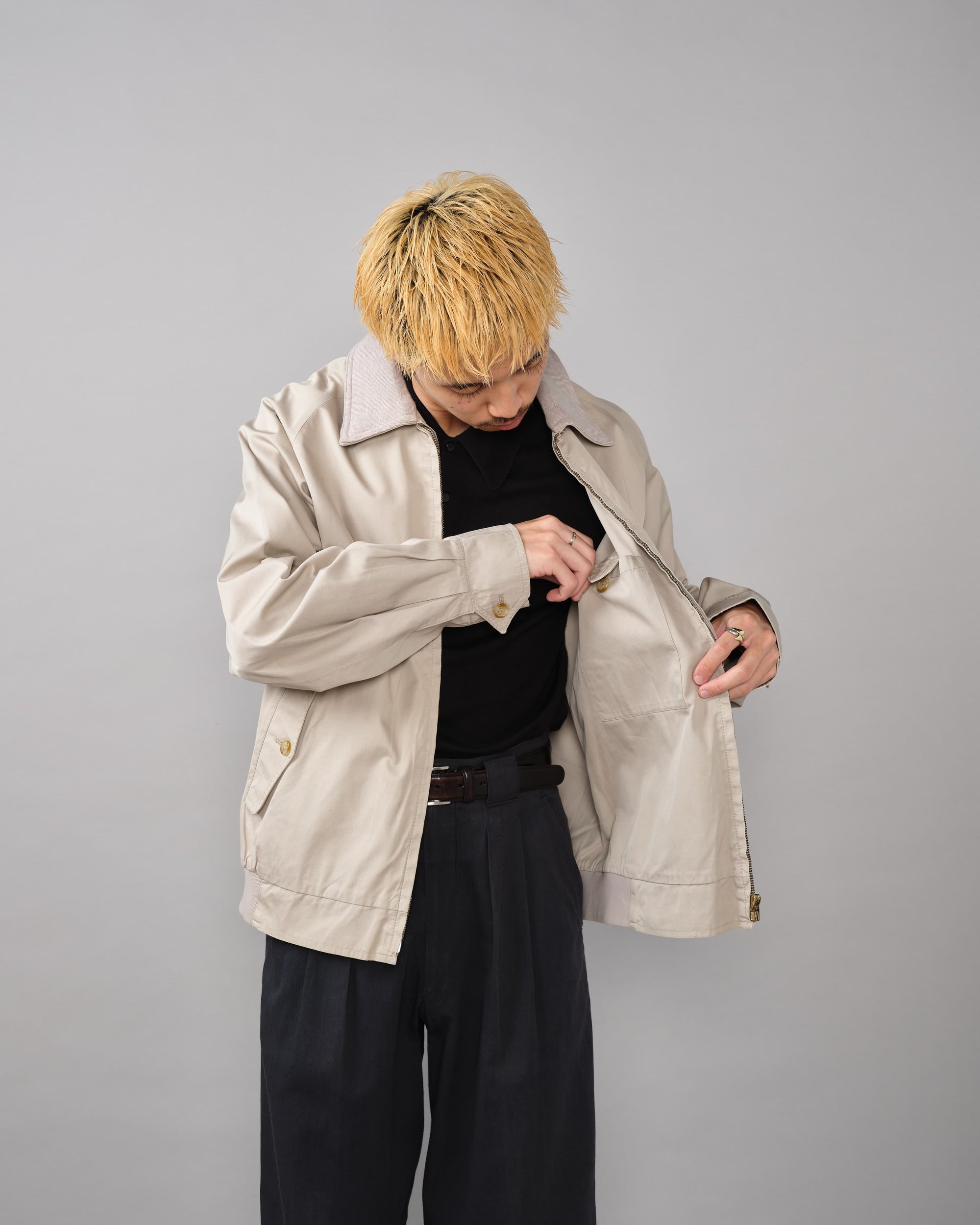 [~60’s] Vintage Grenfell Raglan Sleeve Harrington Jacket "Mountain Tag" "POZZI&Co. 別注"