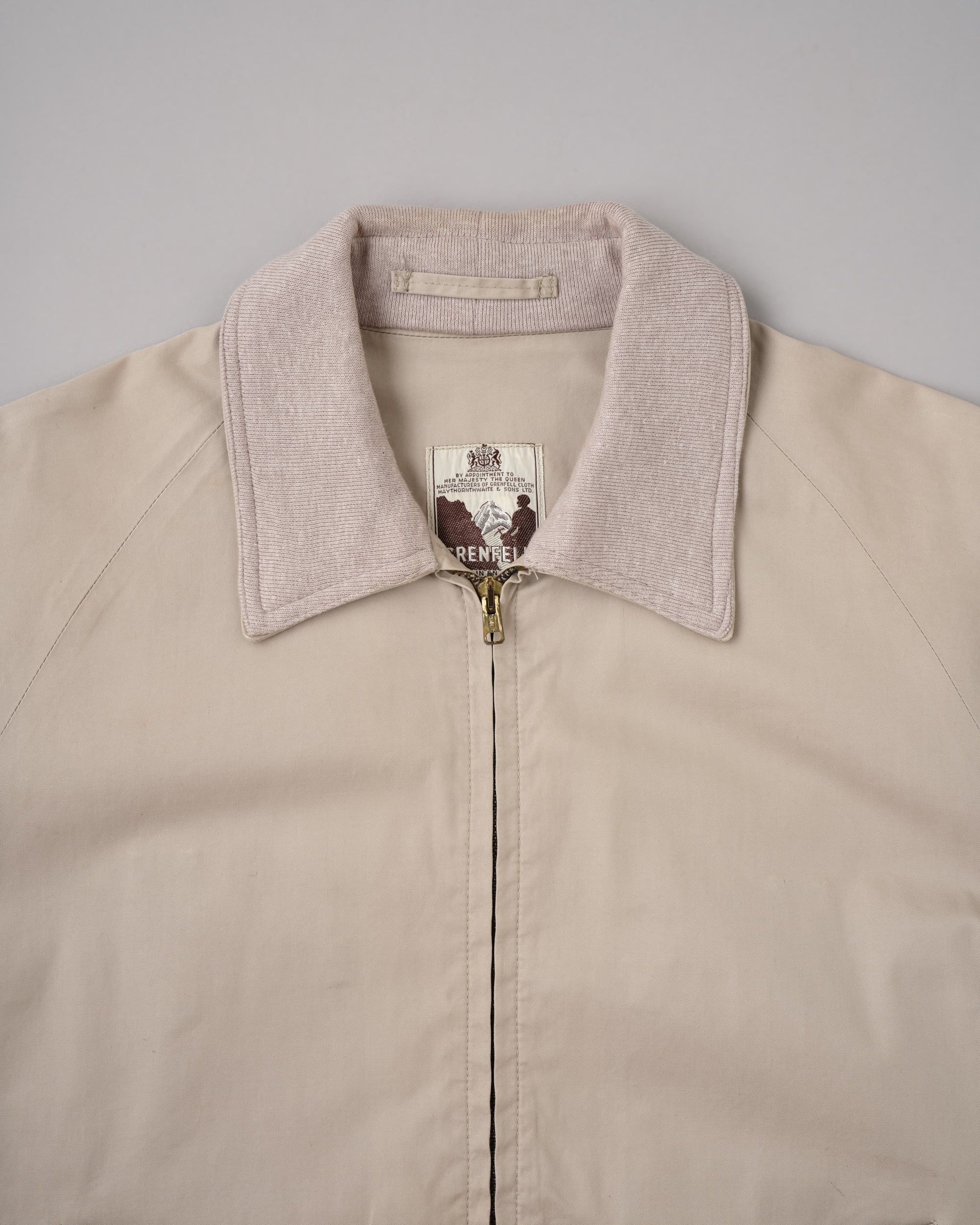 [~60’s] Vintage Grenfell Raglan Sleeve Harrington Jacket "Mountain Tag" "POZZI&Co. 別注"
