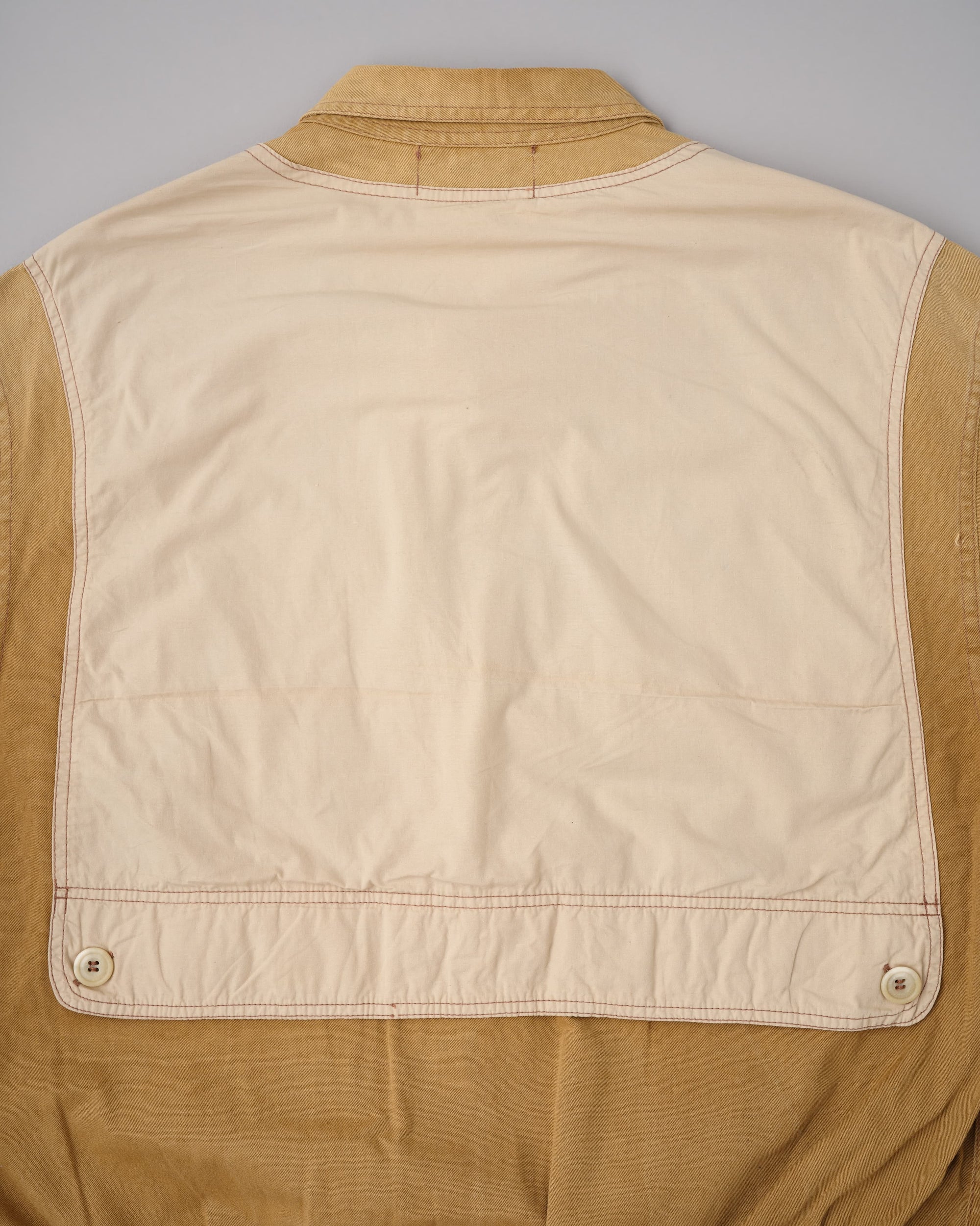 【~60’s】French Vintage Switching Design Mixed Cotton Jacket Size.5