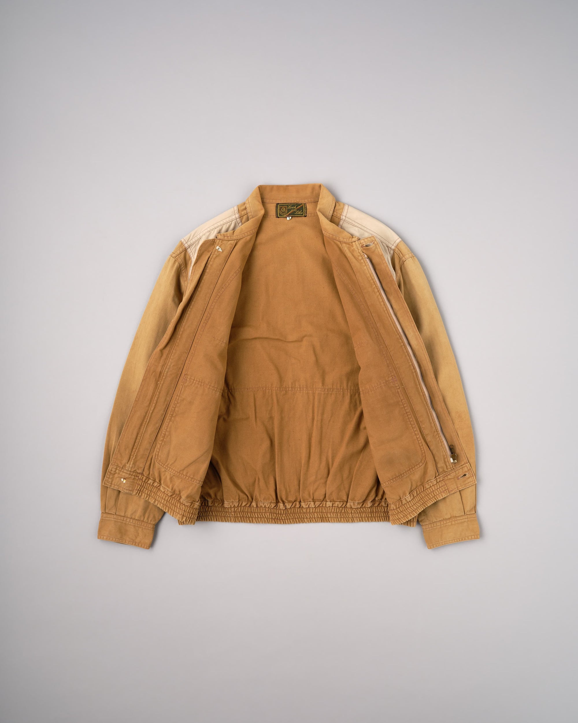 【~60’s】French Vintage Switching Design Mixed Cotton Jacket Size.5