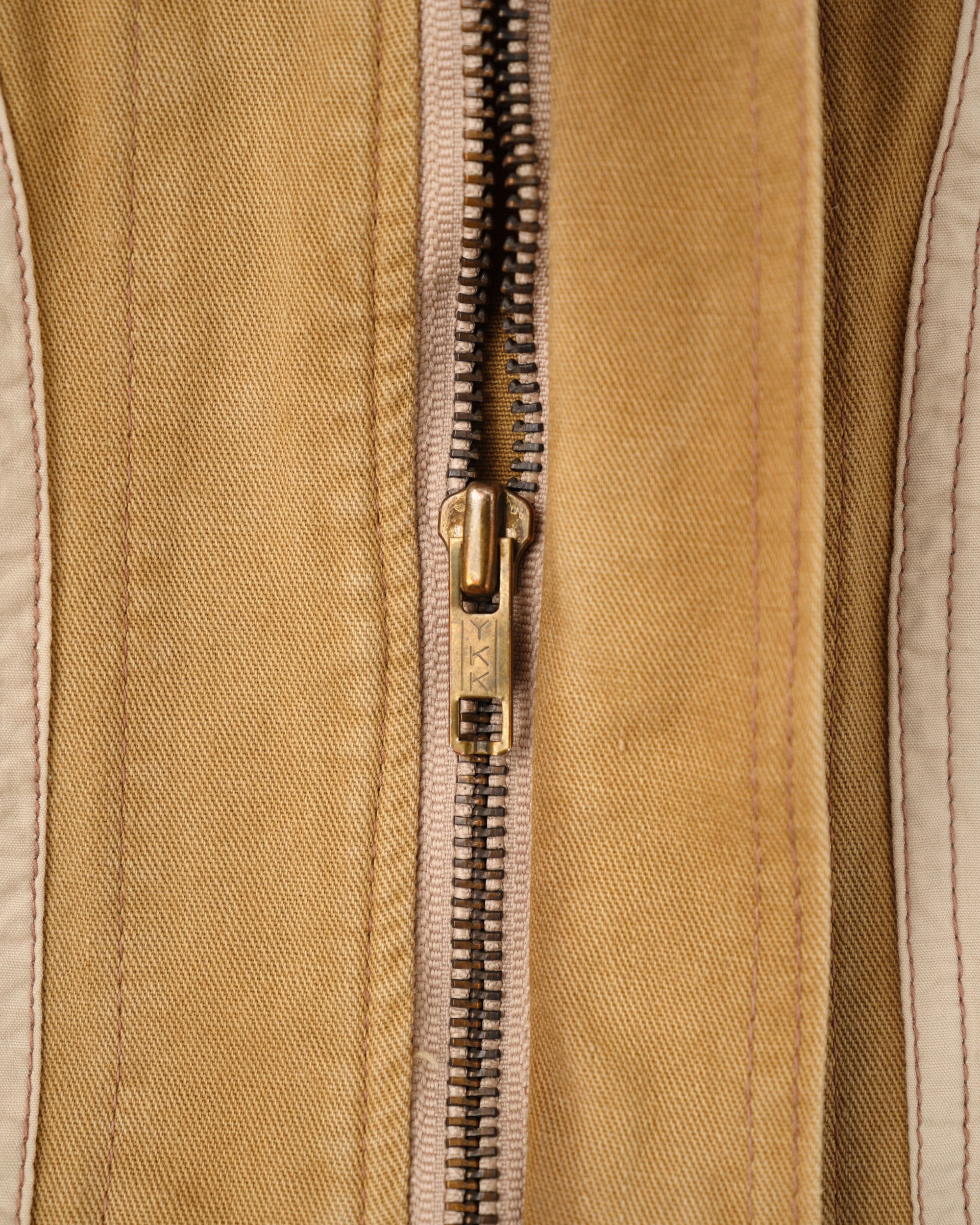 【~60’s】French Vintage Switching Design Mixed Cotton Jacket Size.5