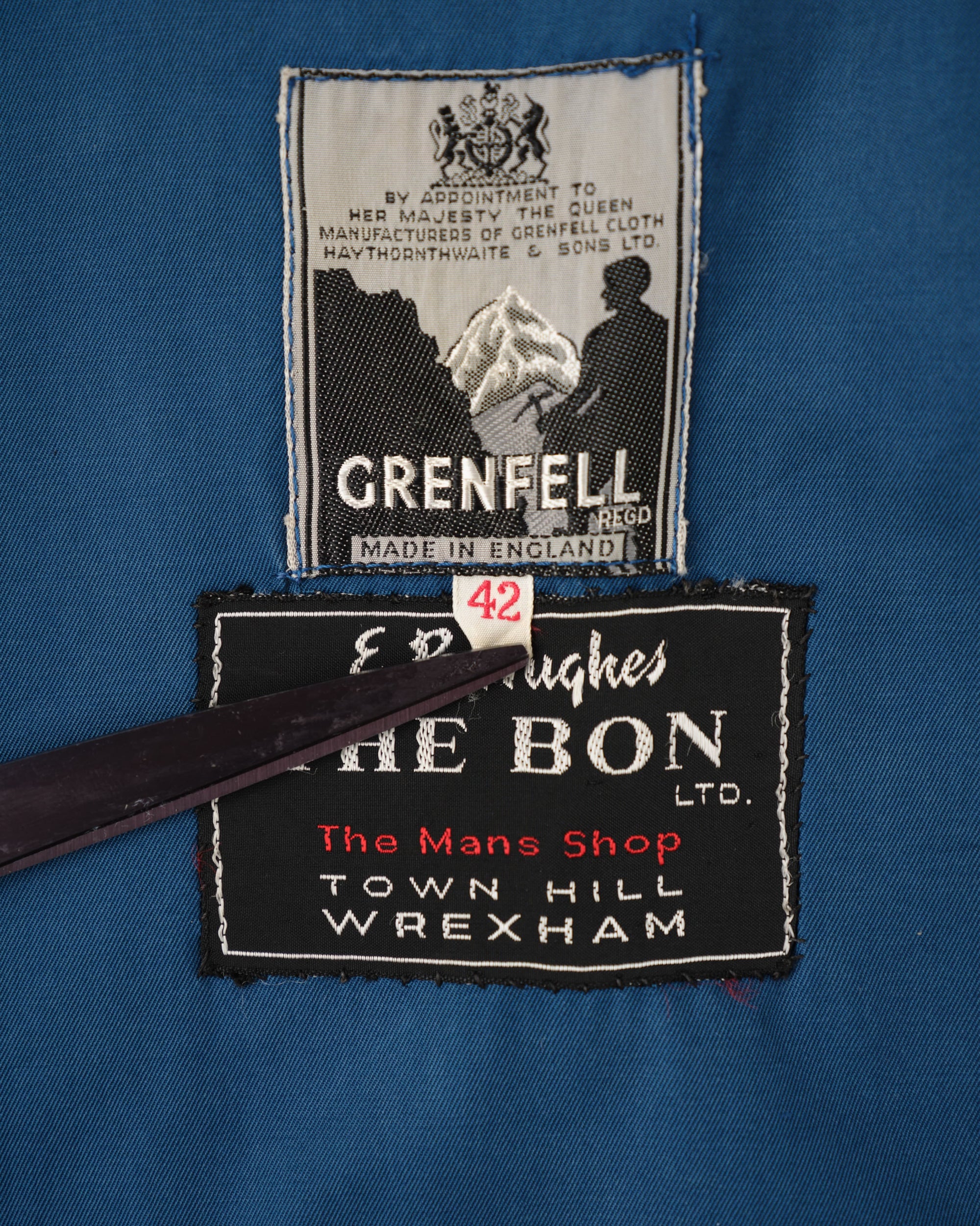 【~60's】Vintage Grenfell Golfer Jacket Size.42 "Mountain Tag" "E.R.Hughes THE BON LTD 別注"
