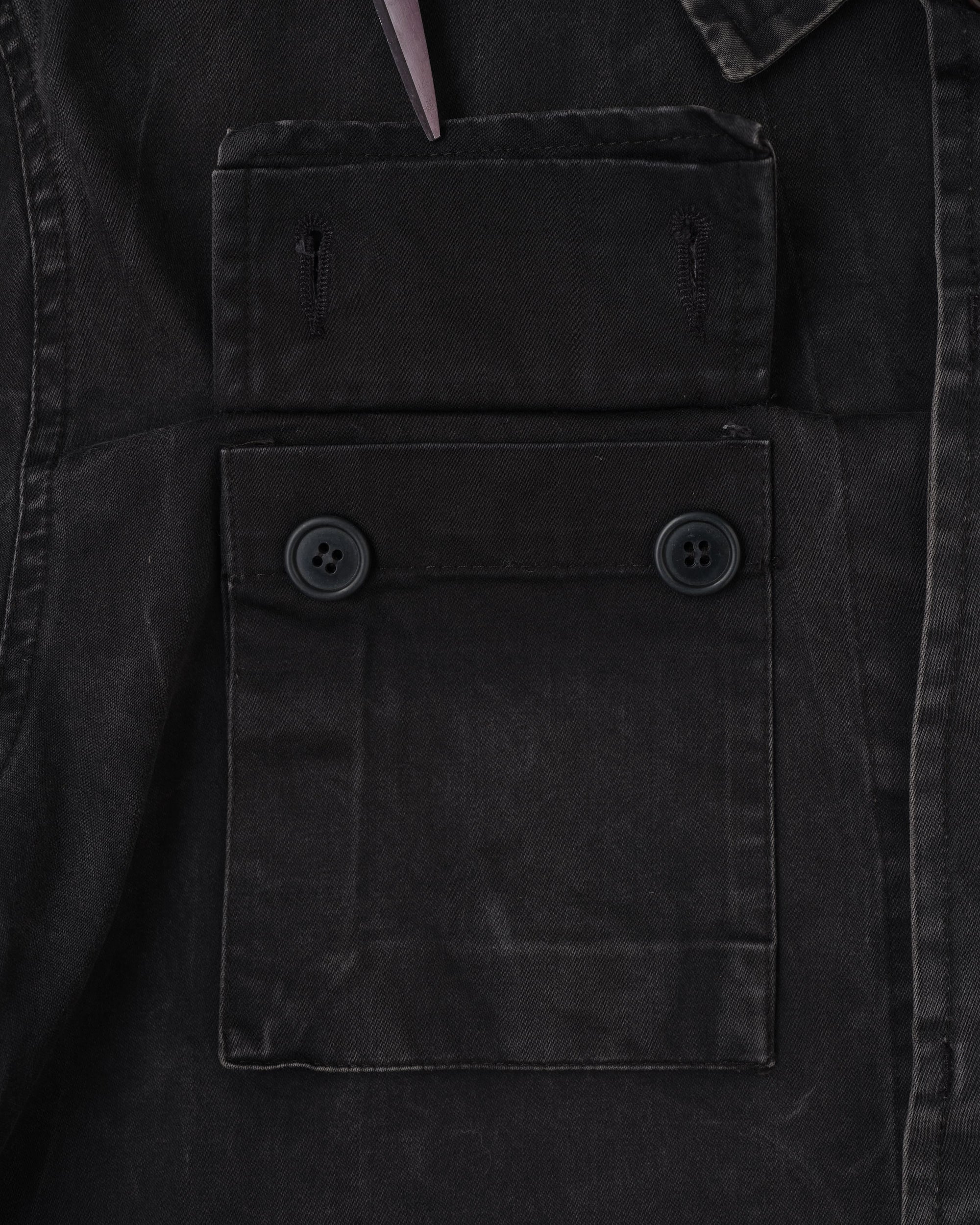 【~90’s】Old HELMUT LANG Black Cotton 4 Pockets Jacket Size.50