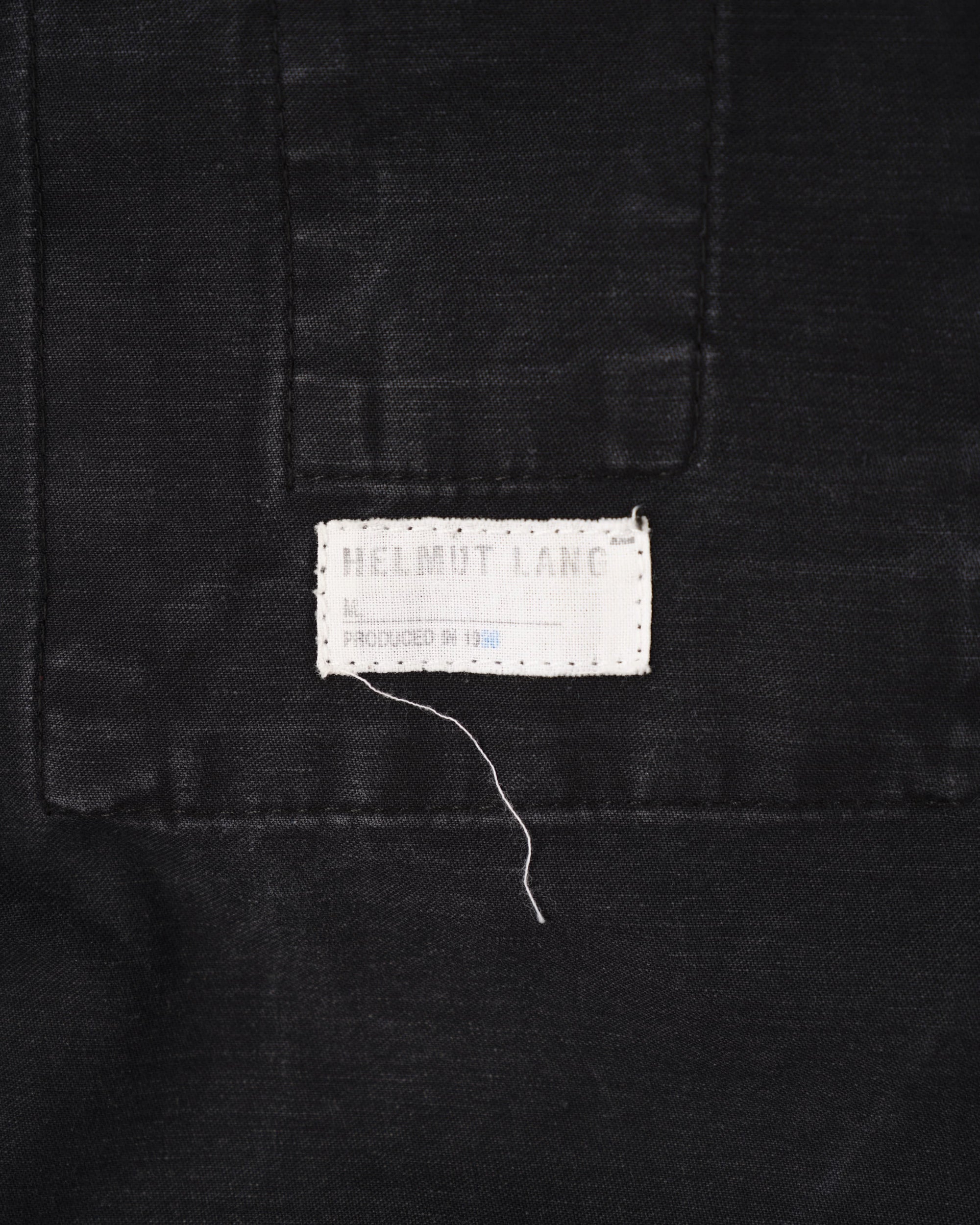【~90’s】Old HELMUT LANG Black Cotton 4 Pockets Jacket Size.50
