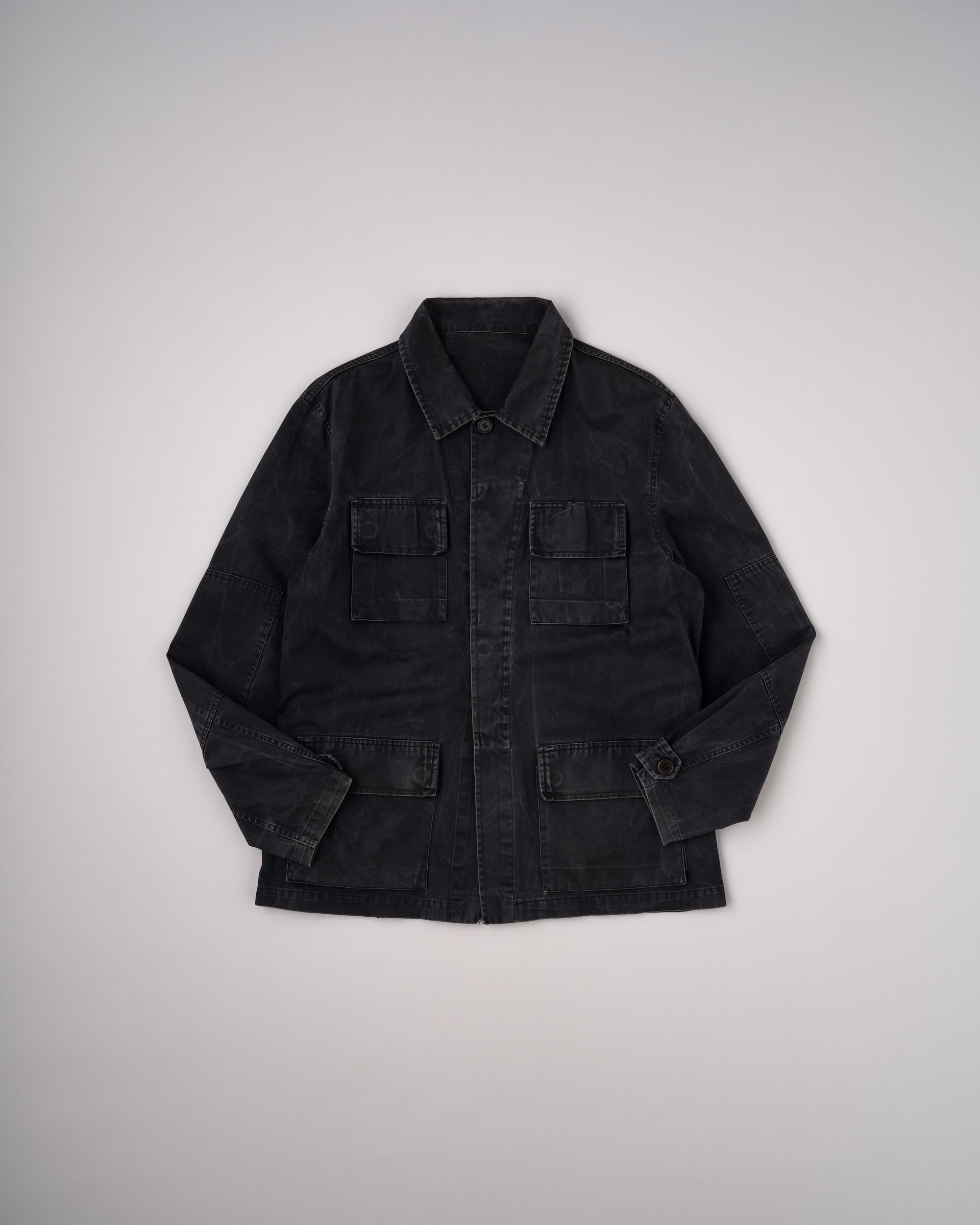 【~90’s】Old HELMUT LANG Black Cotton 4 Pockets Jacket Size.50