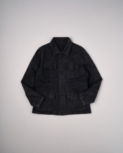 【~90’s】Old HELMUT LANG Black Cotton 4 Pockets Jacket Size.50