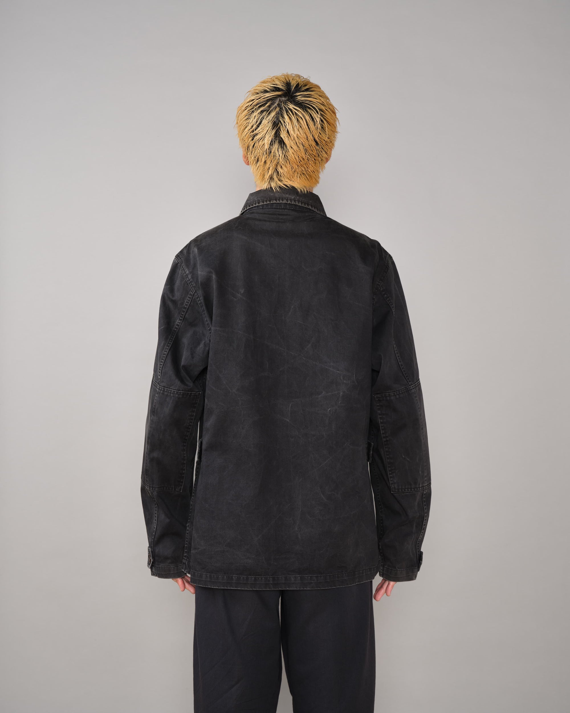 【~90’s】Old HELMUT LANG Black Cotton 4 Pockets Jacket Size.50