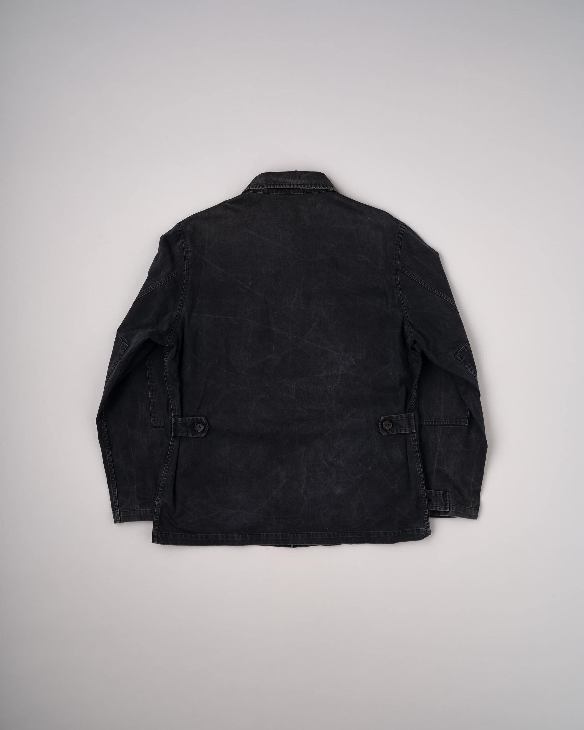 【~90’s】Old HELMUT LANG Black Cotton 4 Pockets Jacket Size.50