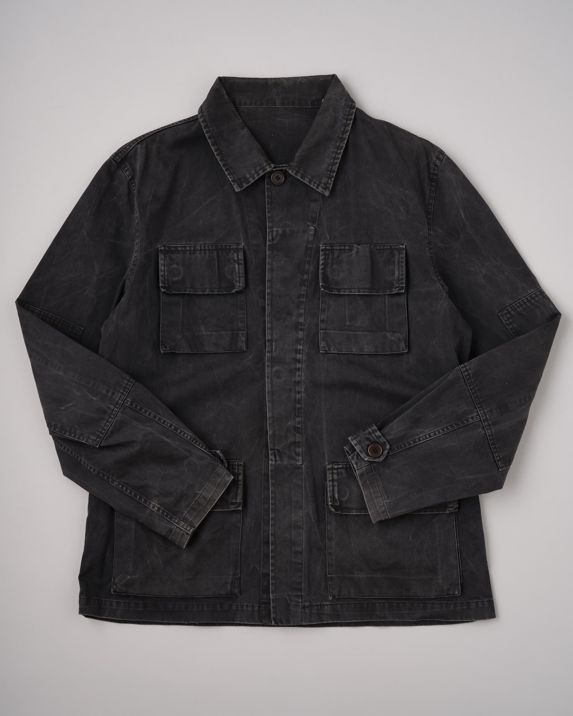 【~90’s】Old HELMUT LANG Black Cotton 4 Pockets Jacket Size.50