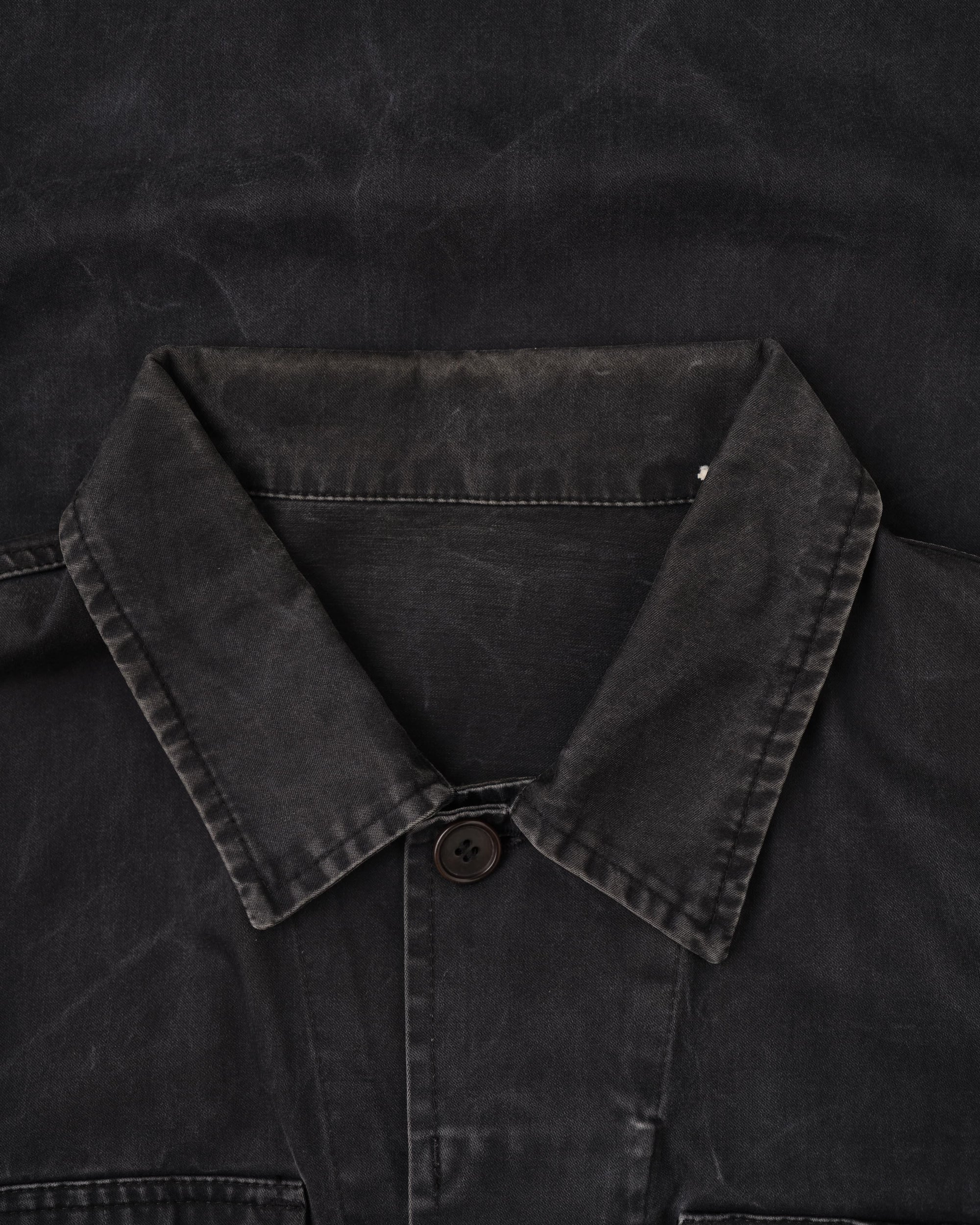 【~90’s】Old HELMUT LANG Black Cotton 4 Pockets Jacket Size.50