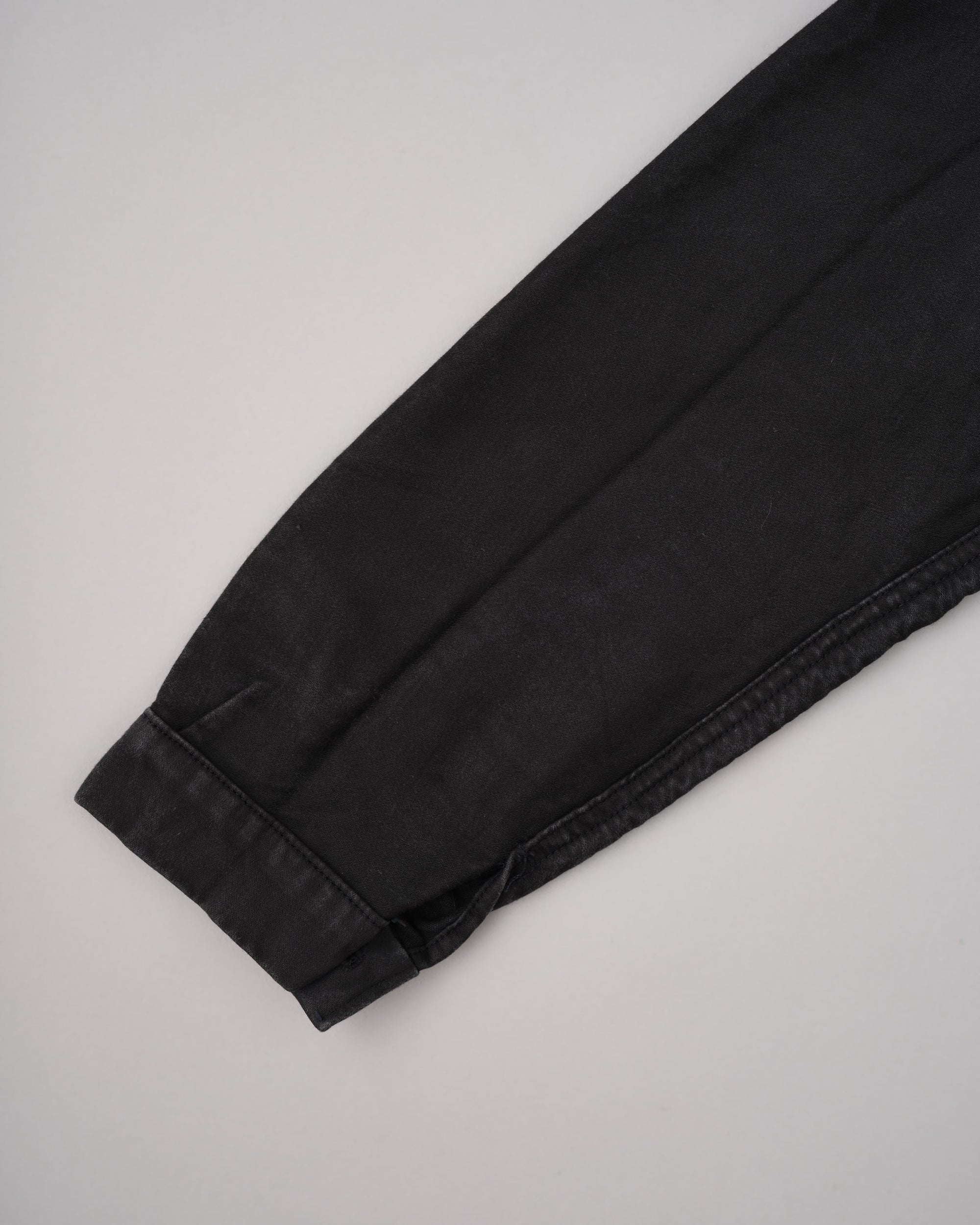 【~40's】French Vintage Black Moleskin Work Jacket "Adolphe Lafont"