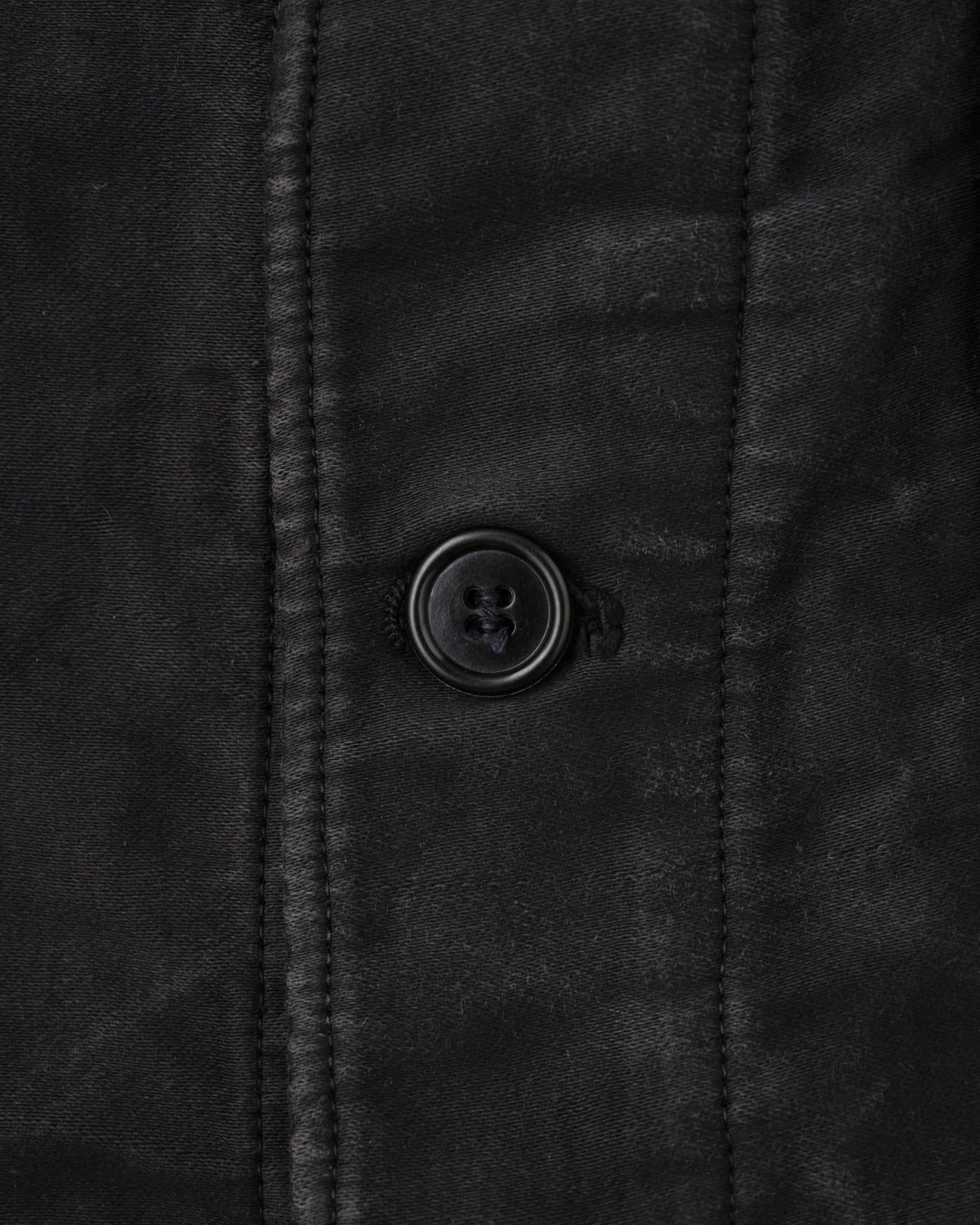 【~40's】French Vintage Black Moleskin Work Jacket "Adolphe Lafont"
