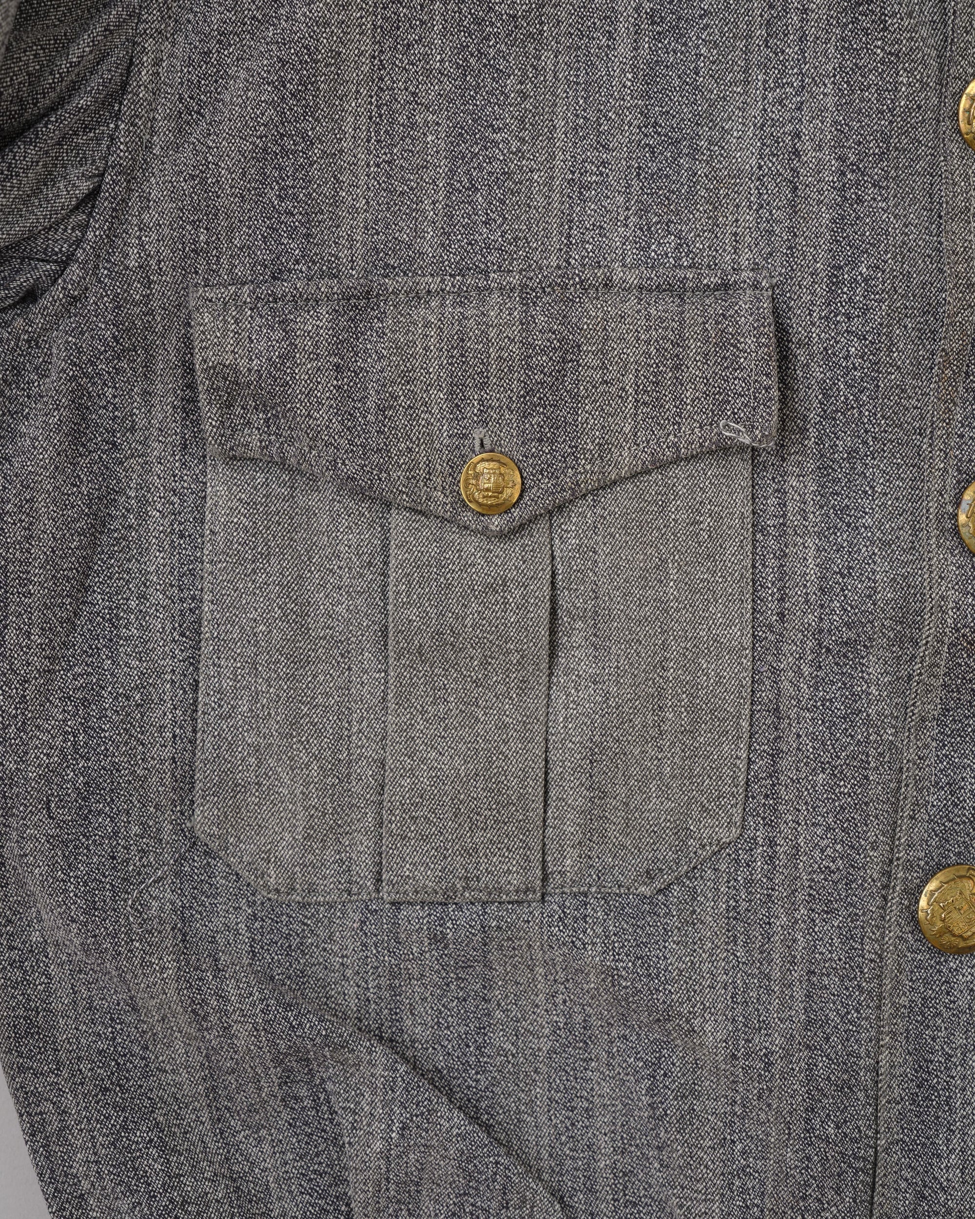 【~40's】Spanish Army Salt & Pepper Cotton Jacket
