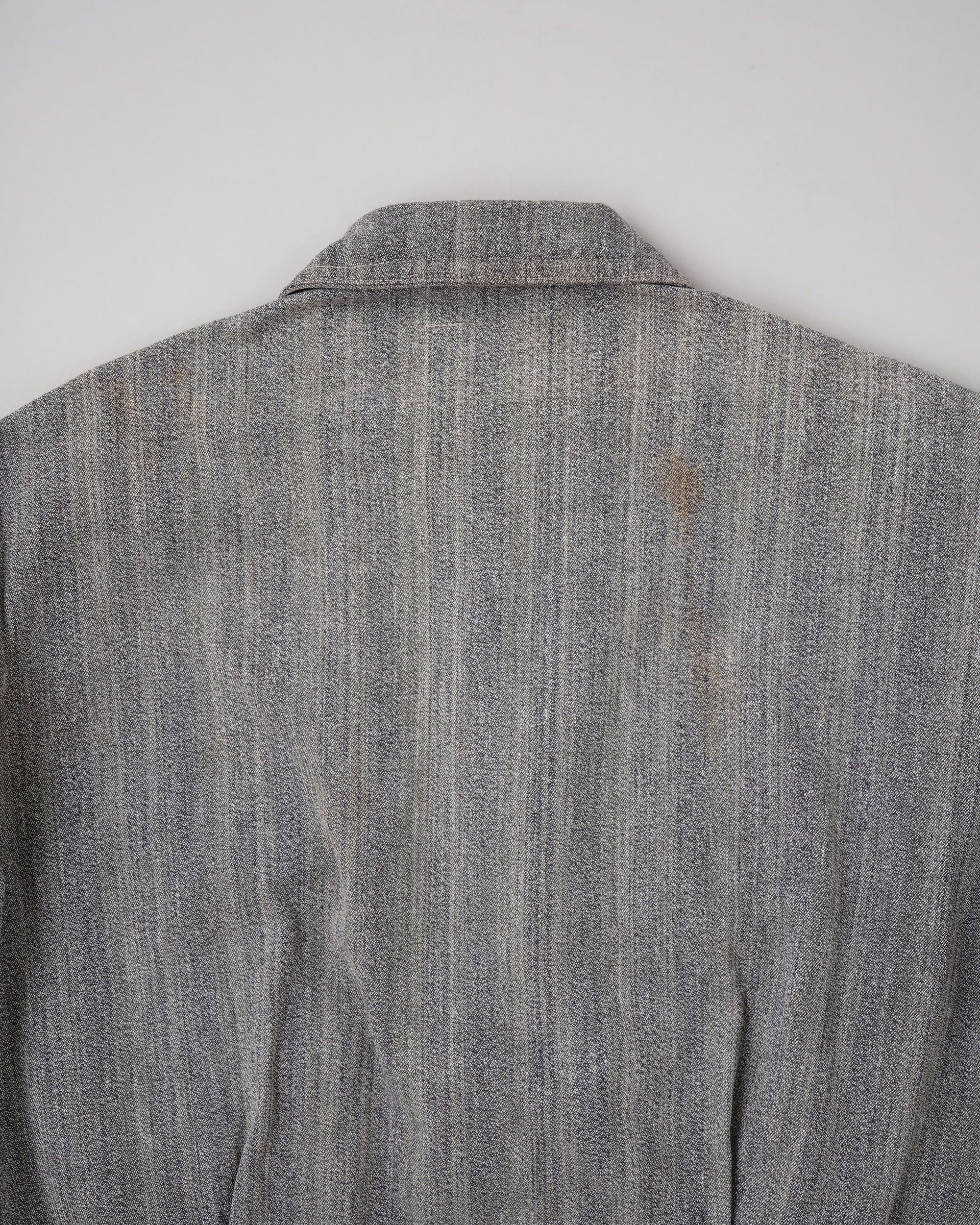 【~40's】Spanish Army Salt & Pepper Cotton Jacket