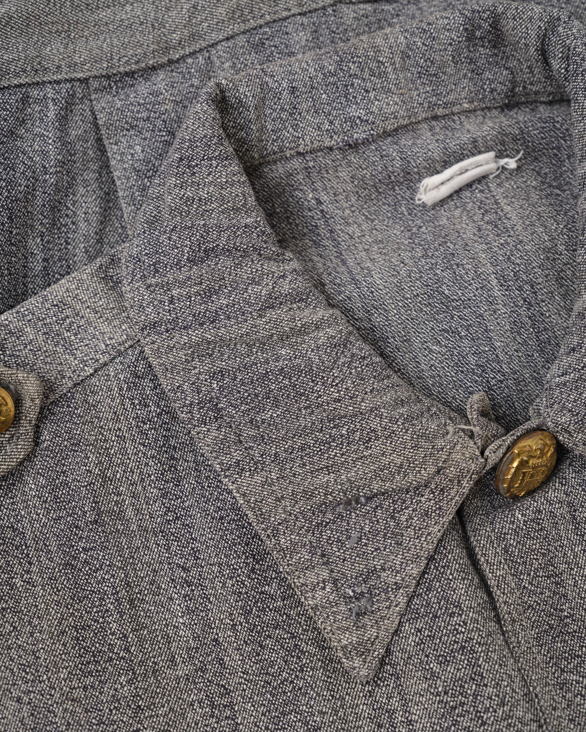 【~40's】Spanish Army Salt & Pepper Cotton Jacket