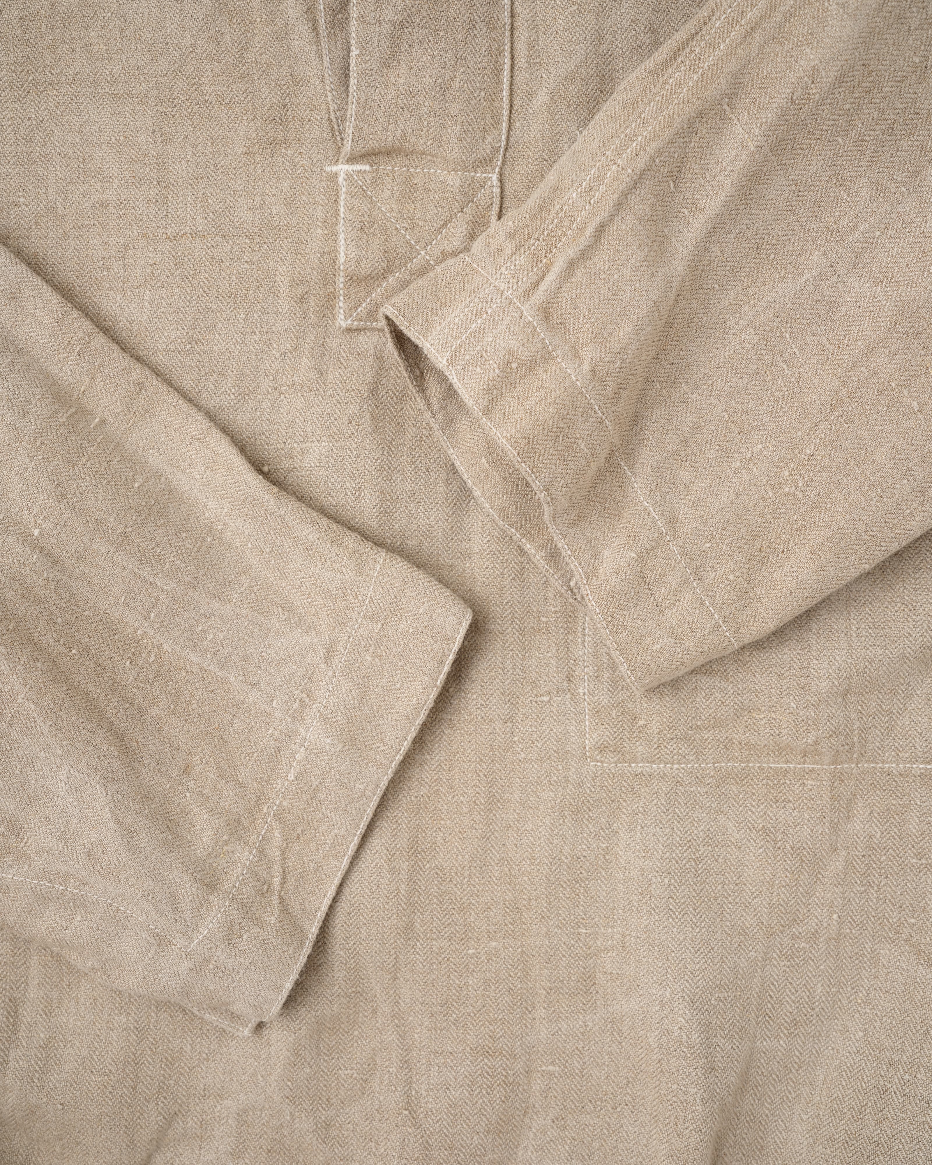 40's] WWII German Navy Drillich HBT Linen Work Smock Size.2