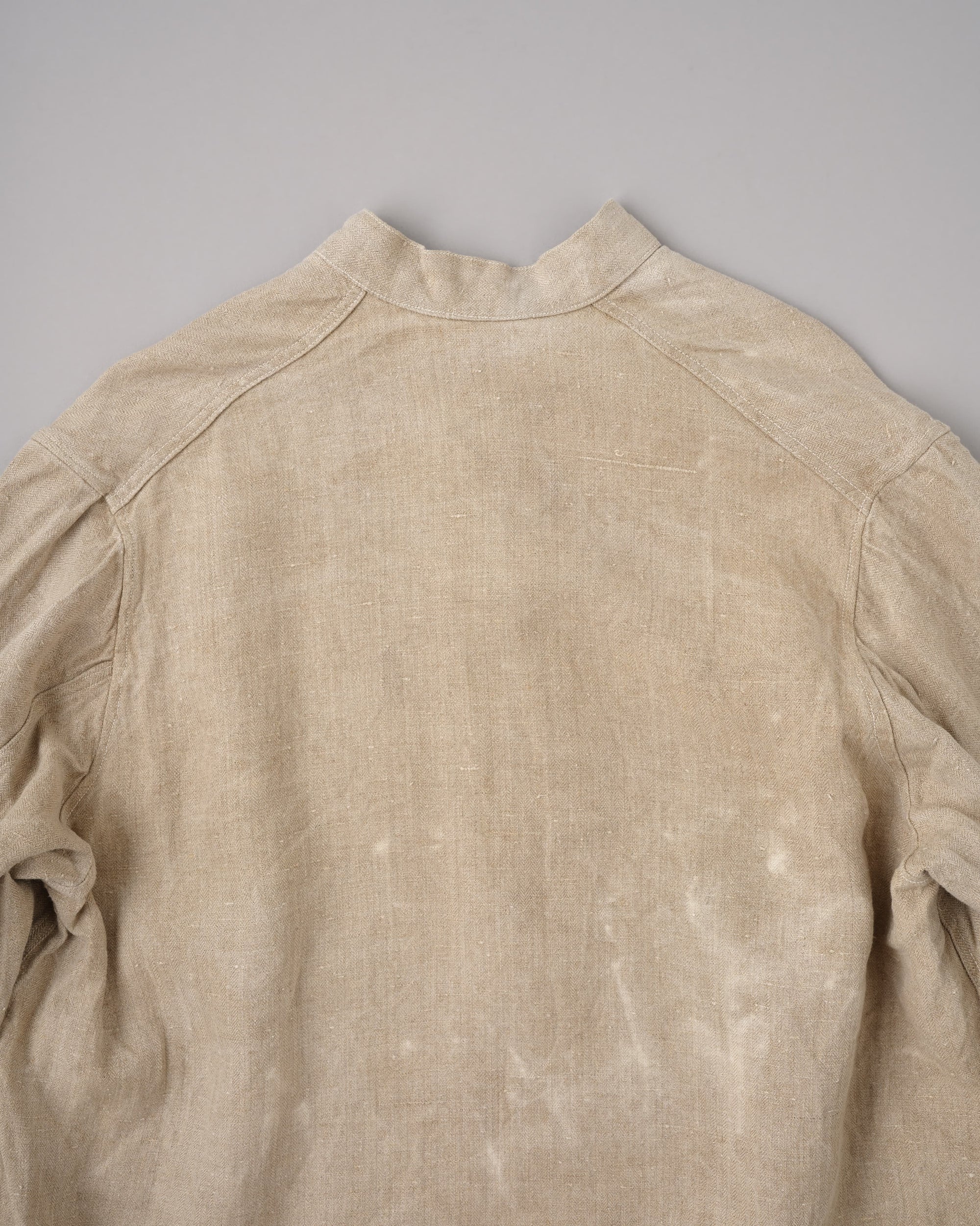 【~40's】WWII German Navy Drillich HBT Linen Work Smock Size.2 "Kriegsmarine"