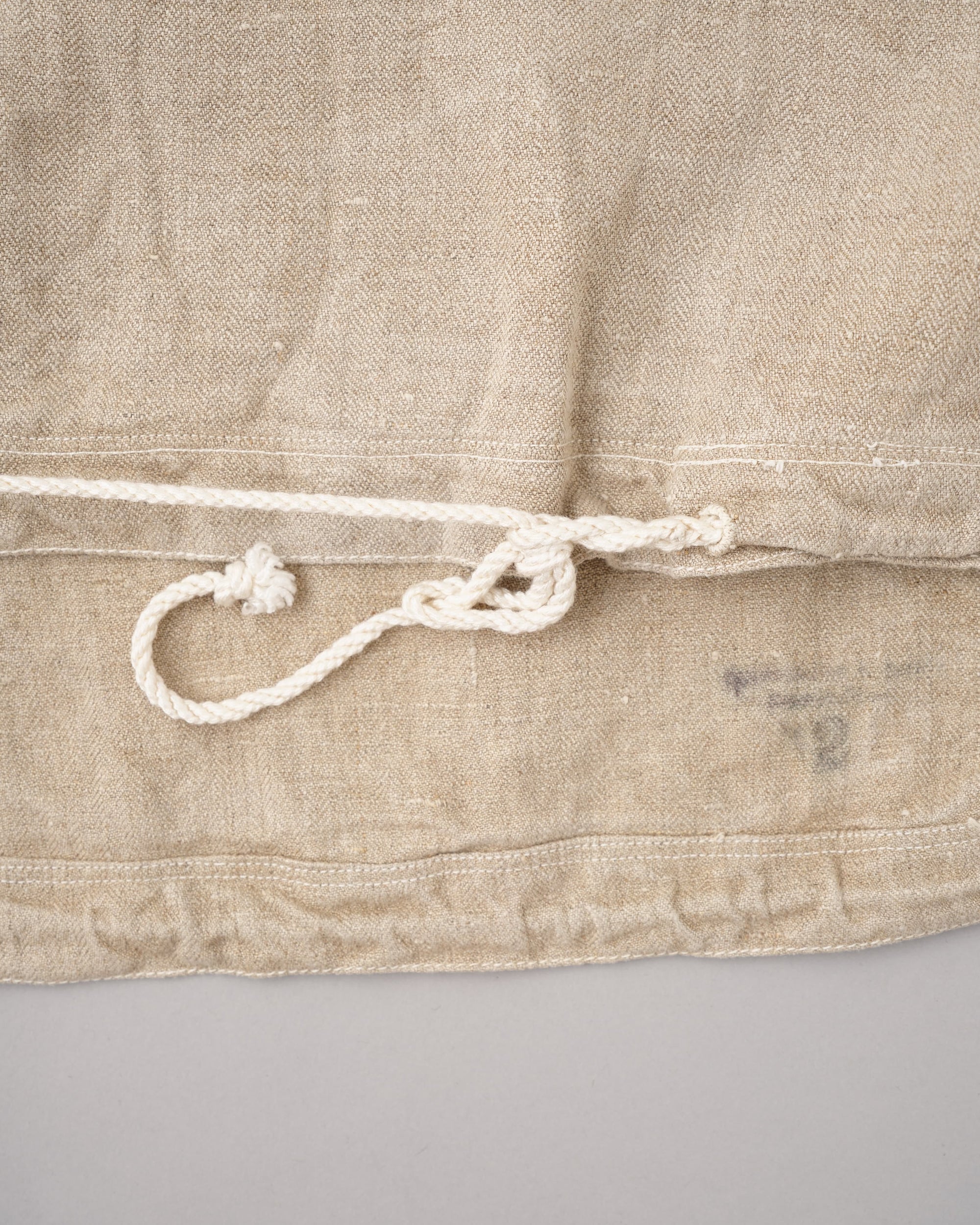 【~40's】WWII German Navy Drillich HBT Linen Work Smock Size.2 "Kriegsmarine"