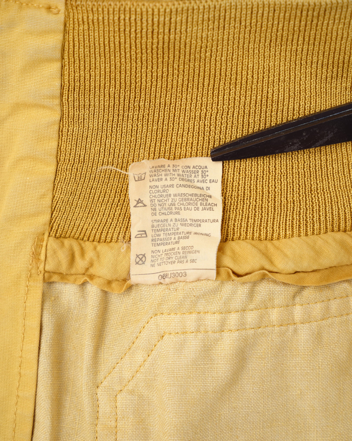 【90SS】Old C.P.Company Garment Dyed Valstarino Type Flax Polyurethane Blouson Size.52