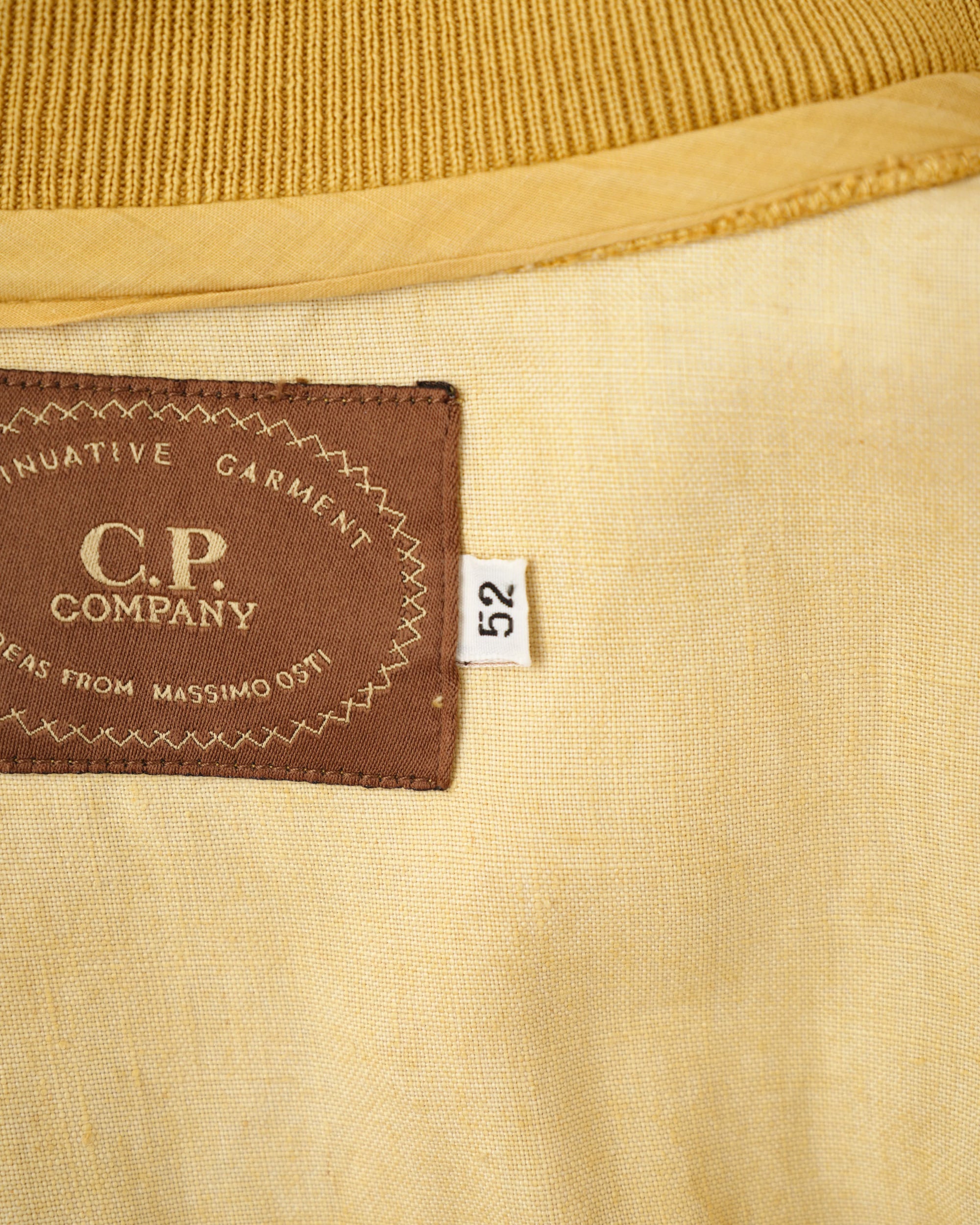 【90SS】Old C.P.Company Garment Dyed Valstarino Type Flax Polyurethane Blouson Size.52