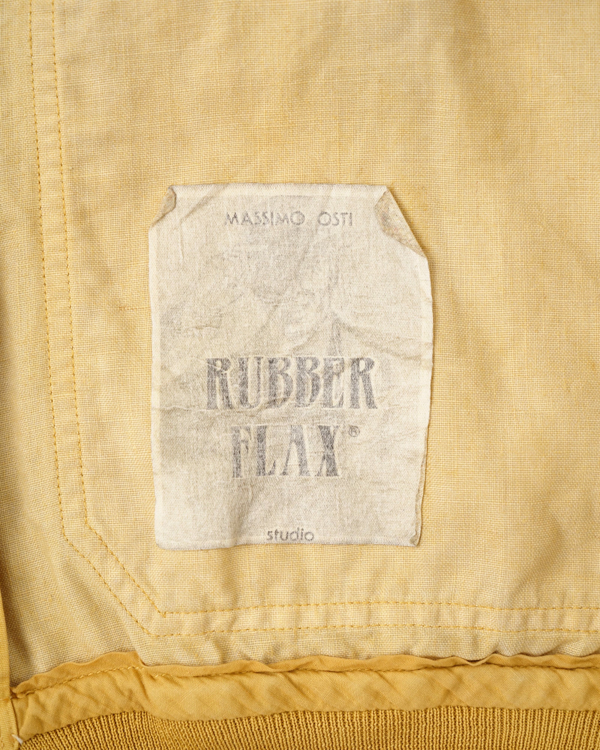 【90SS】Old C.P.Company Garment Dyed Valstarino Type Flax Polyurethane Blouson Size.52