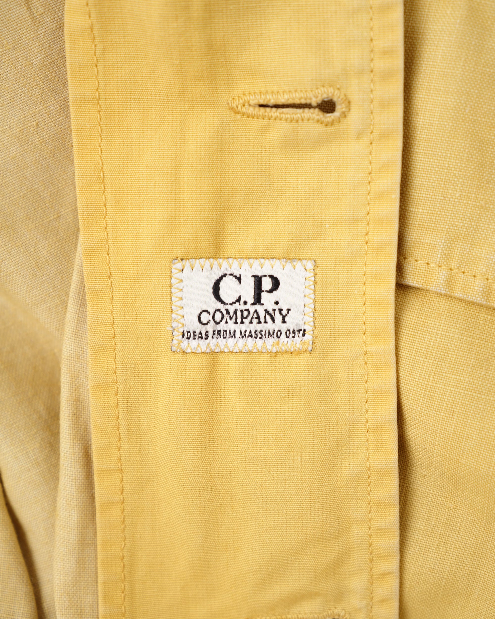 【90SS】Old C.P.Company Garment Dyed Valstarino Type Flax Polyurethane Blouson Size.52