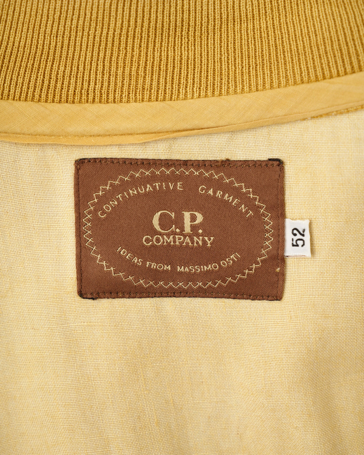 【90SS】Old C.P.Company Garment Dyed Valstarino Type Flax Polyurethane Blouson Size.52