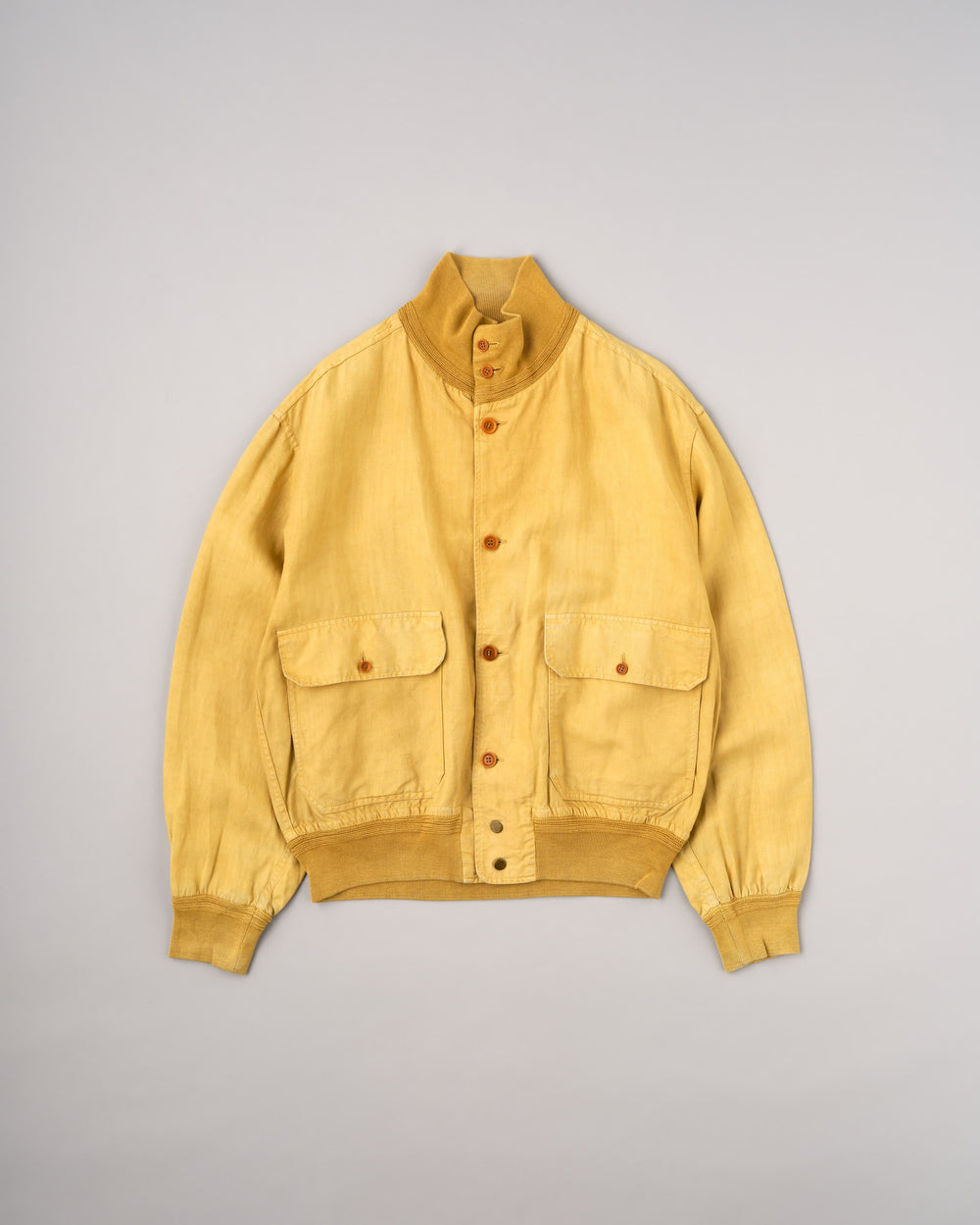 [90SS] Old C.P.Company Garment Dyed Valstarino Type Flax Polyurethane Blouson Size.52