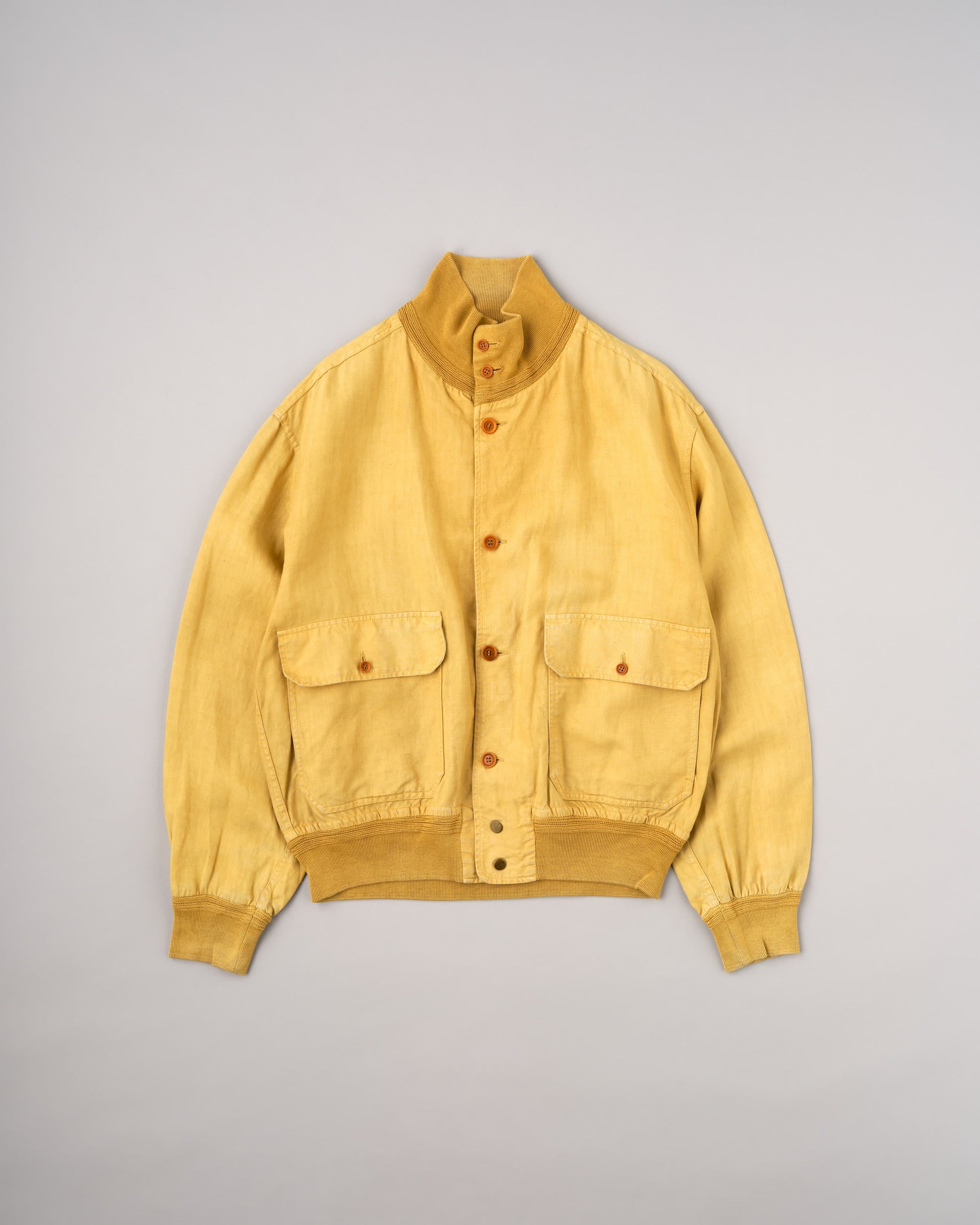 【90SS】Old C.P.Company Garment Dyed Valstarino Type Flax Polyurethane Blouson Size.52
