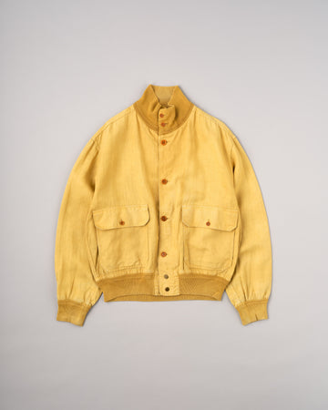 【90SS】Old C.P.Company Garment Dyed Valstarino Type Flax Polyurethane Blouson Size.52
