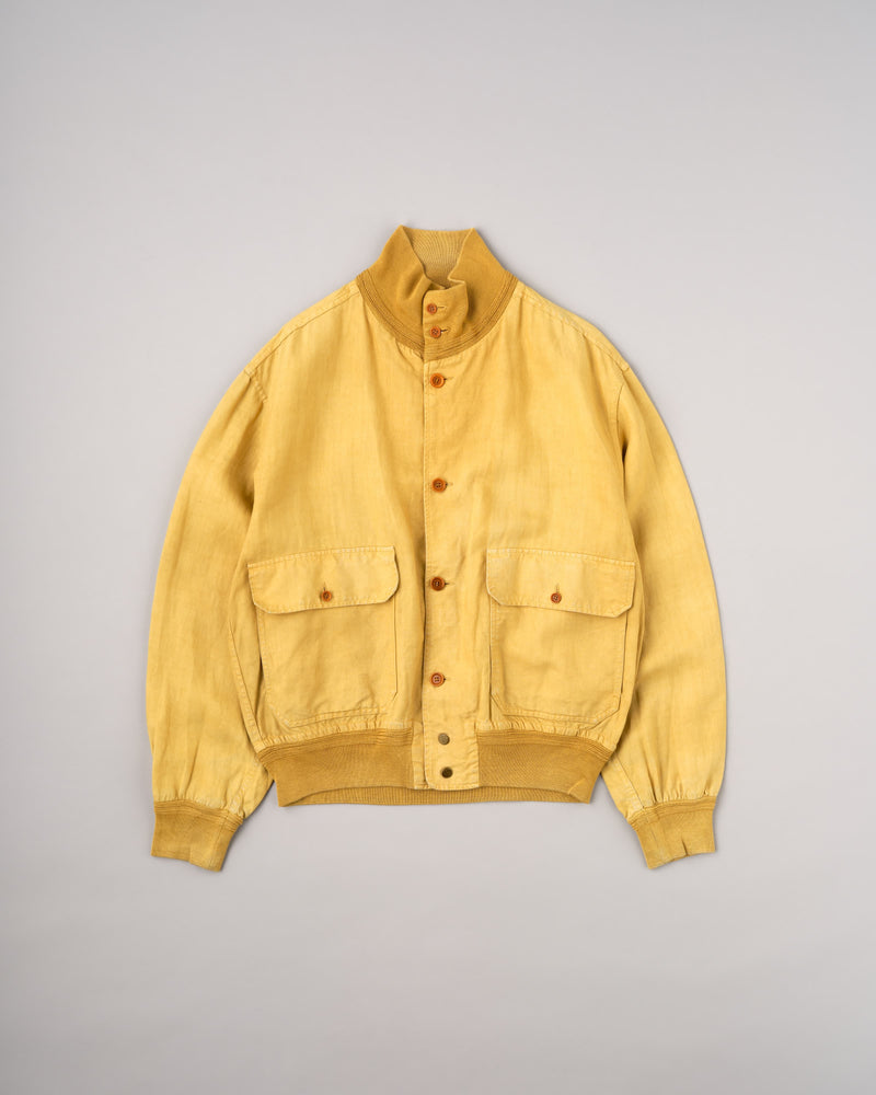 【90SS】Old C.P.Company Garment Dyed Valstarino Type Flax Polyurethane Blouson Size.52