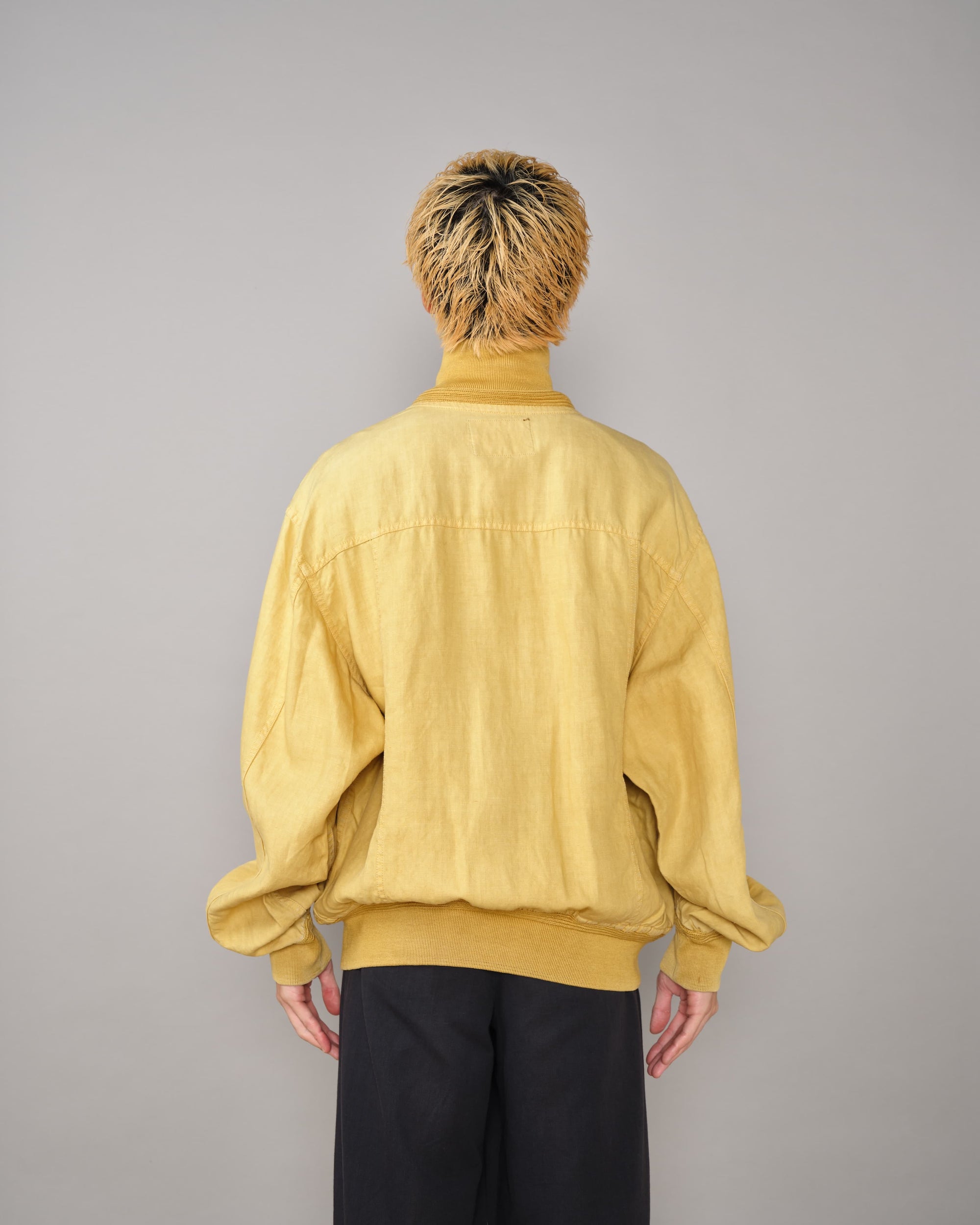 【90SS】Old C.P.Company Garment Dyed Valstarino Type Flax Polyurethane Blouson Size.52