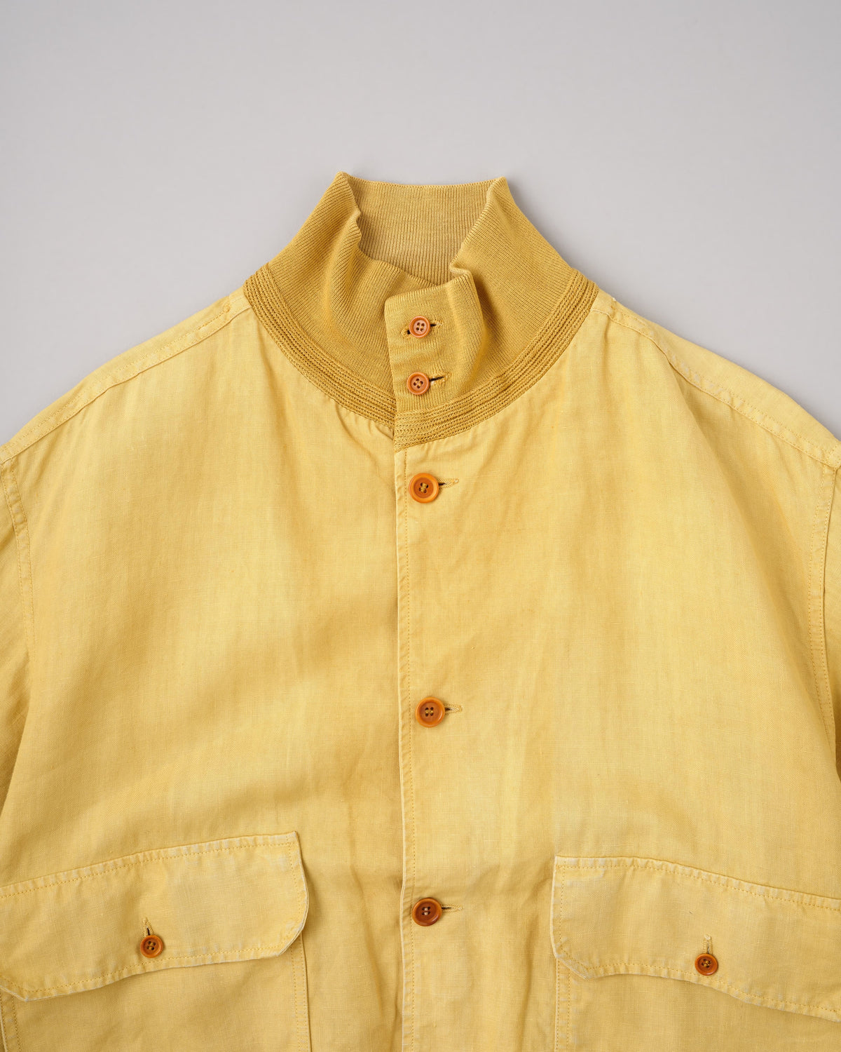 【90SS】Old C.P.Company Garment Dyed Valstarino Type Flax Polyurethane Blouson Size.52