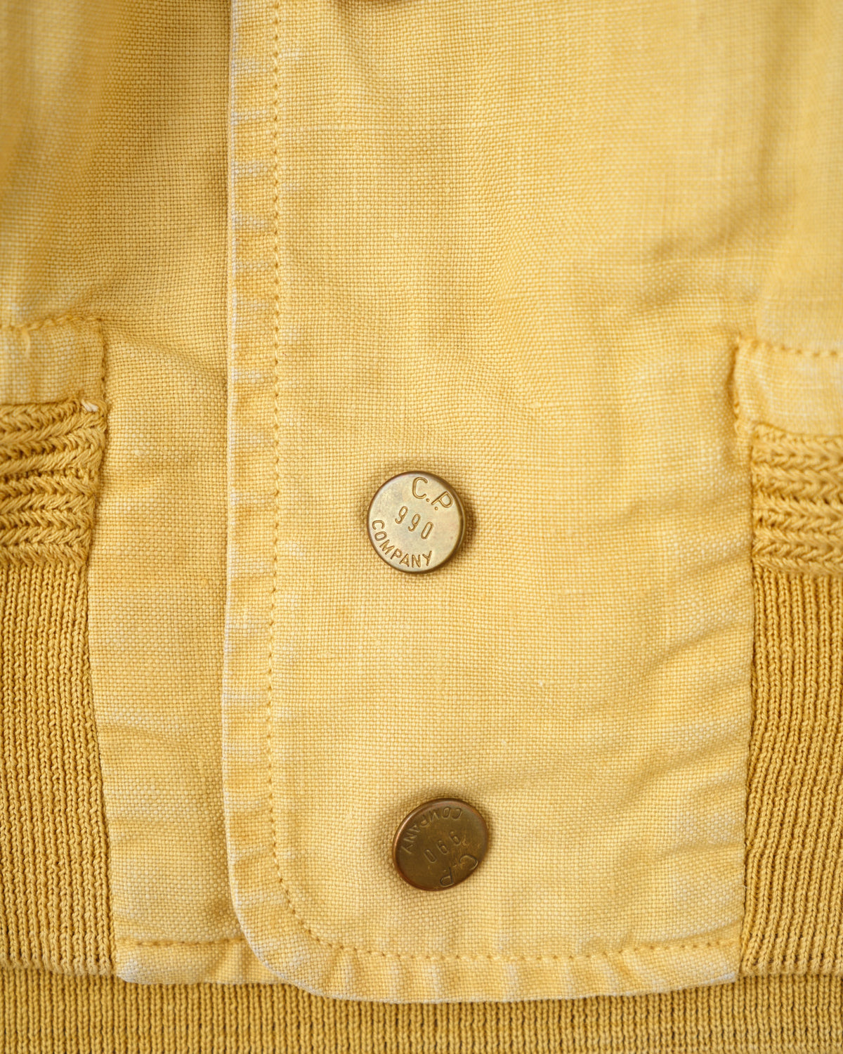 【90SS】Old C.P.Company Garment Dyed Valstarino Type Flax Polyurethane Blouson Size.52