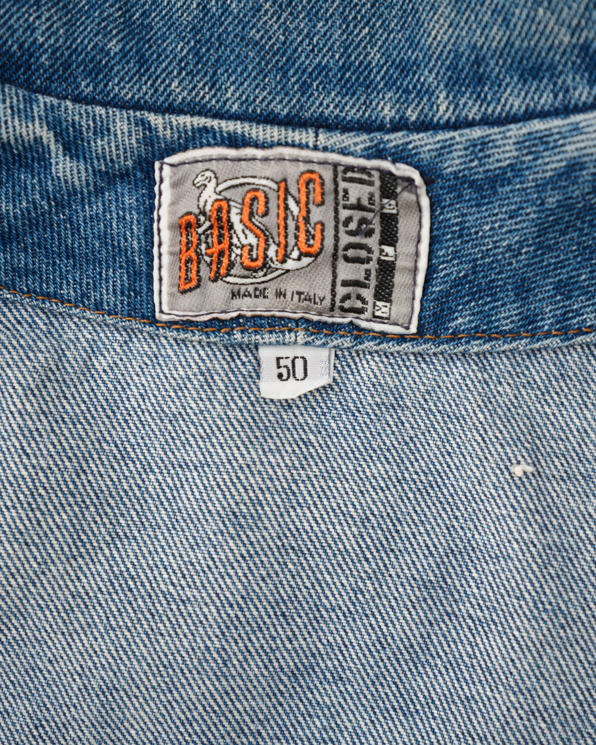 [~80's] Old Marithé François Girbaud Closed Denim Jacket Size.50