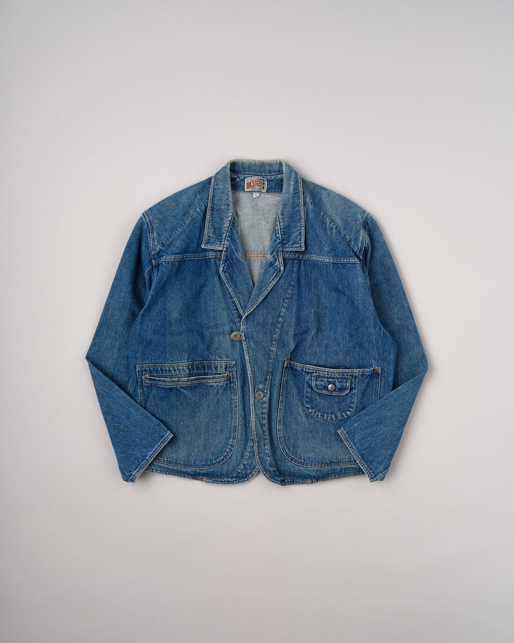 [~80's] Old Marithé François Girbaud Closed Denim Jacket Size.50