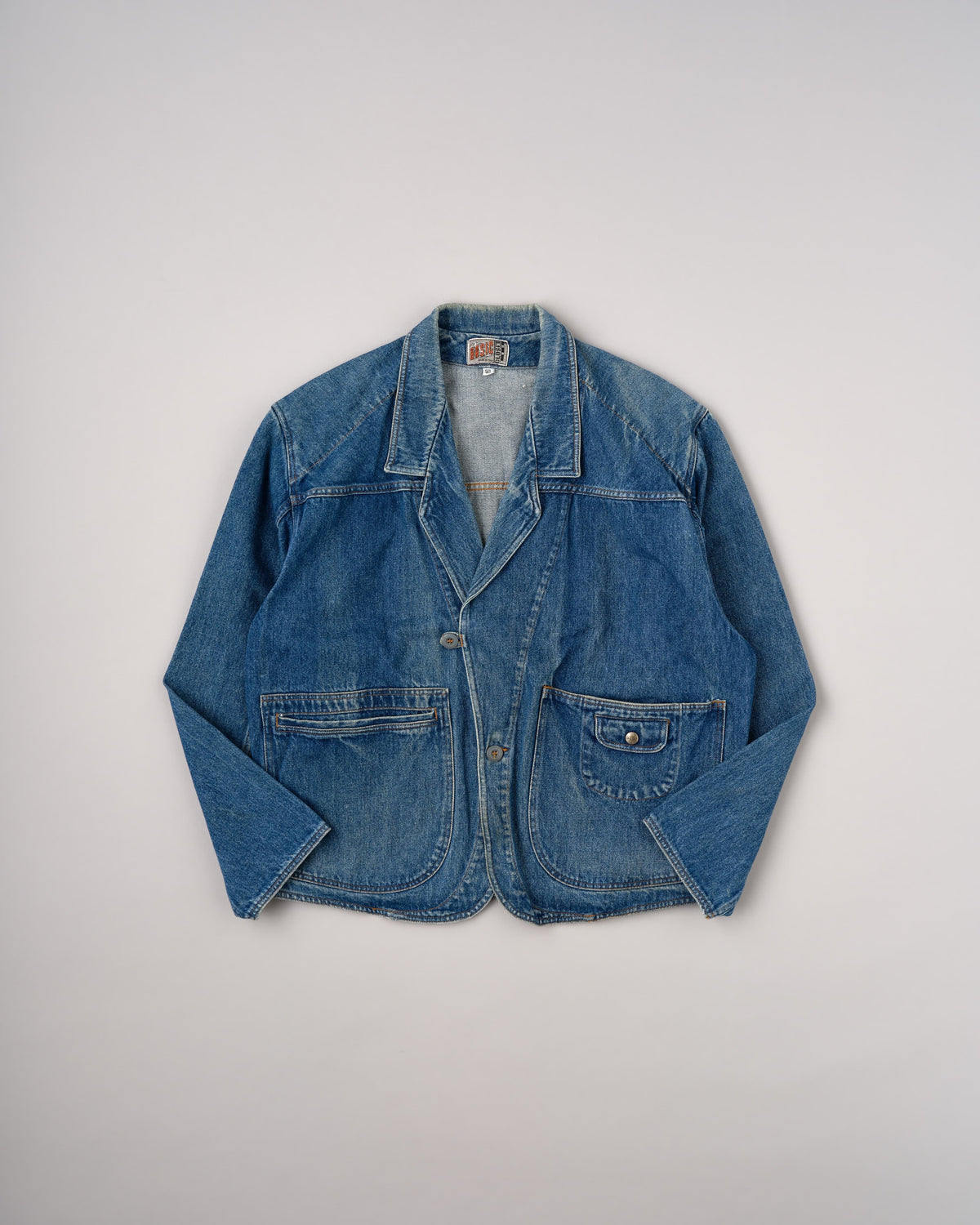 [~80's] Old Marithé François Girbaud Closed Denim Jacket Size.50