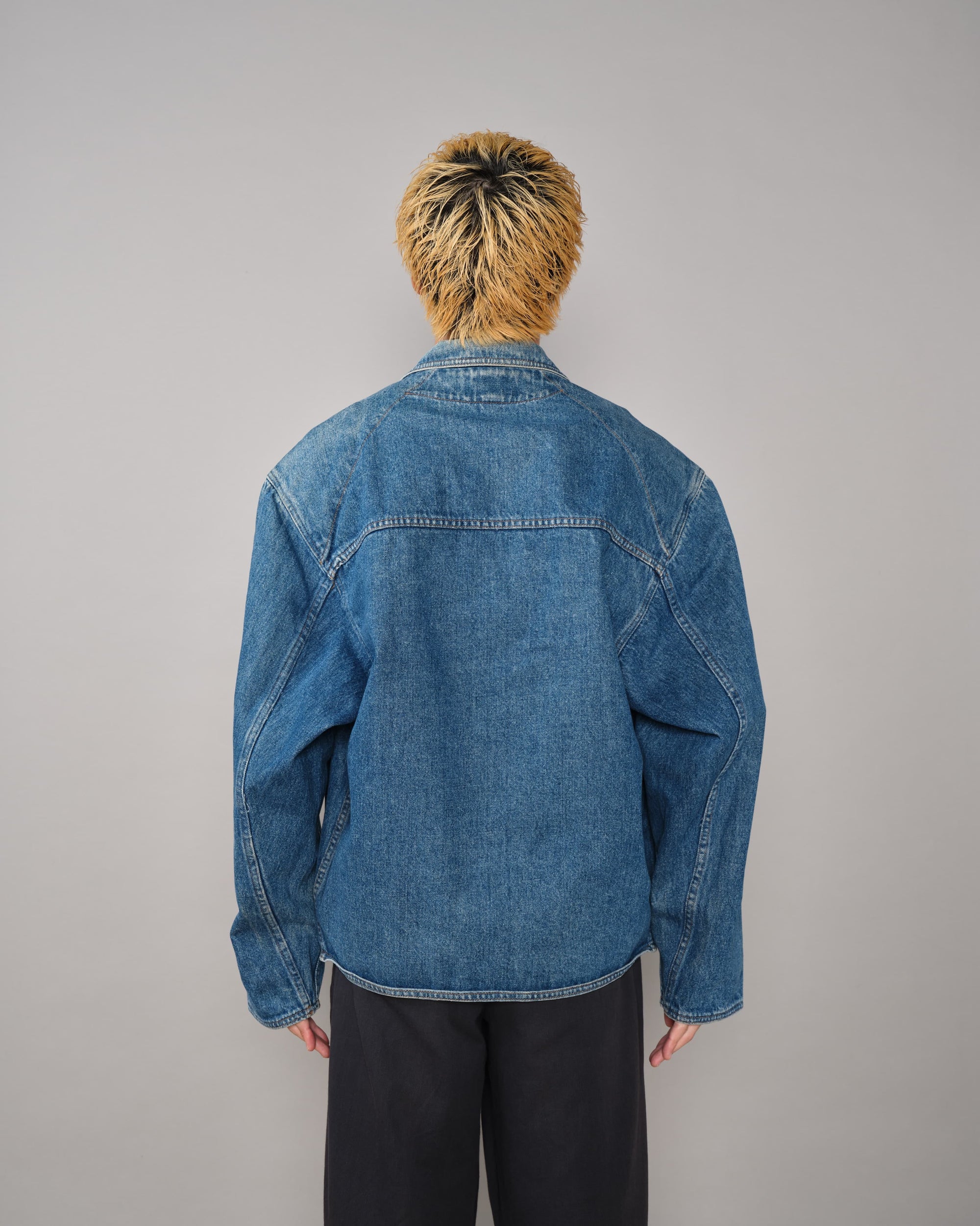[~80's] Old Marithé François Girbaud Closed Denim Jacket Size.50