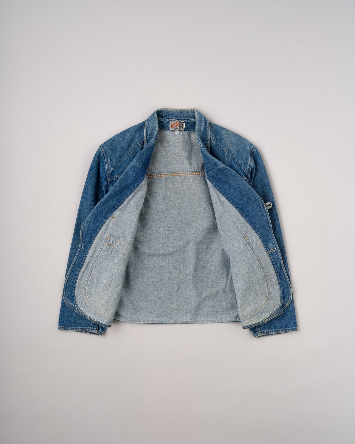 [~80's] Old Marithé François Girbaud Closed Denim Jacket Size.50