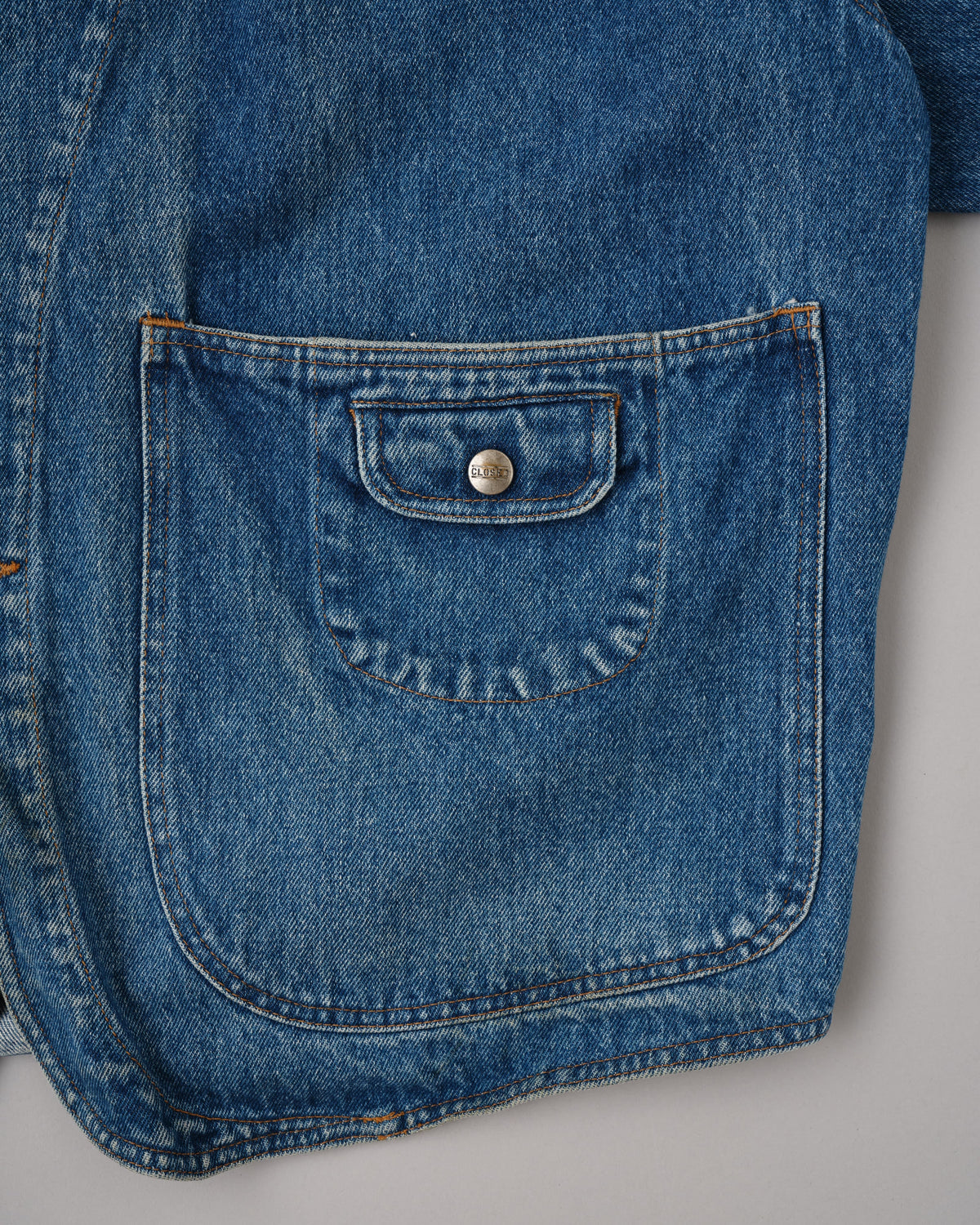 [~80's] Old Marithé François Girbaud Closed Denim Jacket Size.50