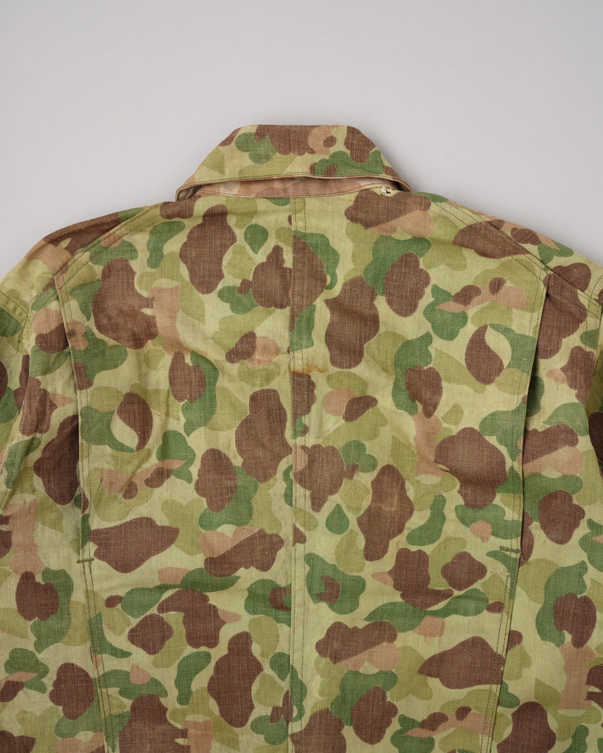 [~40's] WWII U.S.ARMY/U.S.M.C Frogskin Camouflage Short Jacket Size.44L "Overalls Modified"