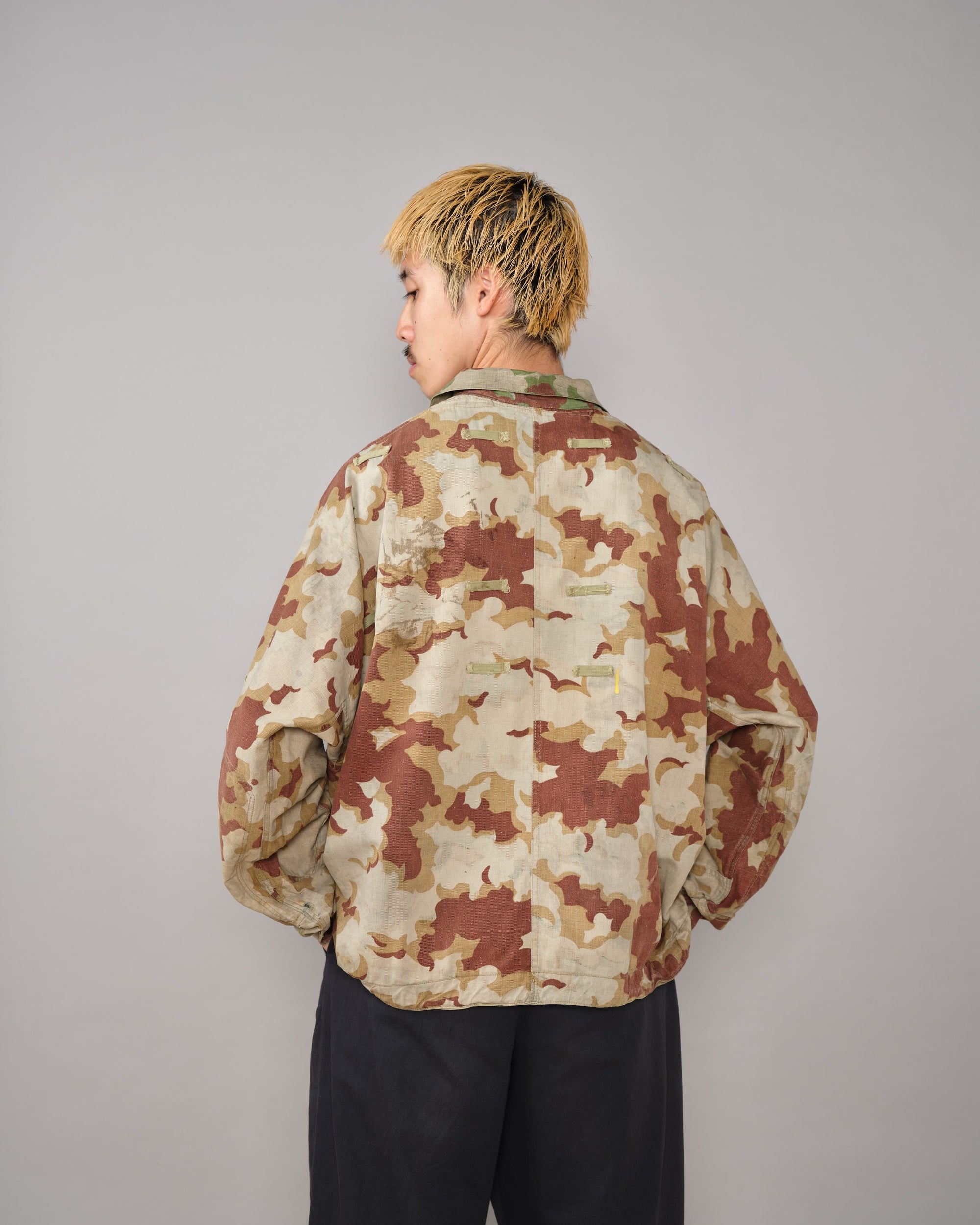 [~50's] Czechoslovakian Army Clouds Camouflage Reversible Smock "Modified"