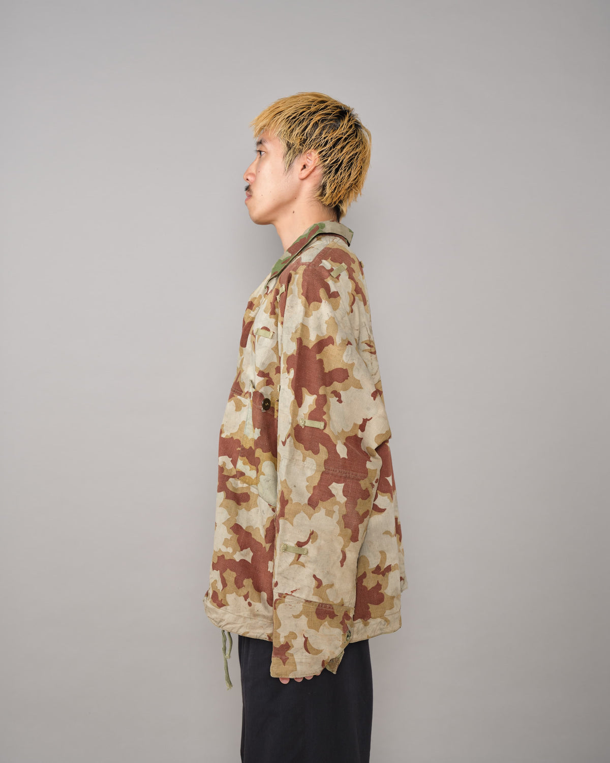 [~50's] Czechoslovakian Army Clouds Camouflage Reversible Smock "Modified"