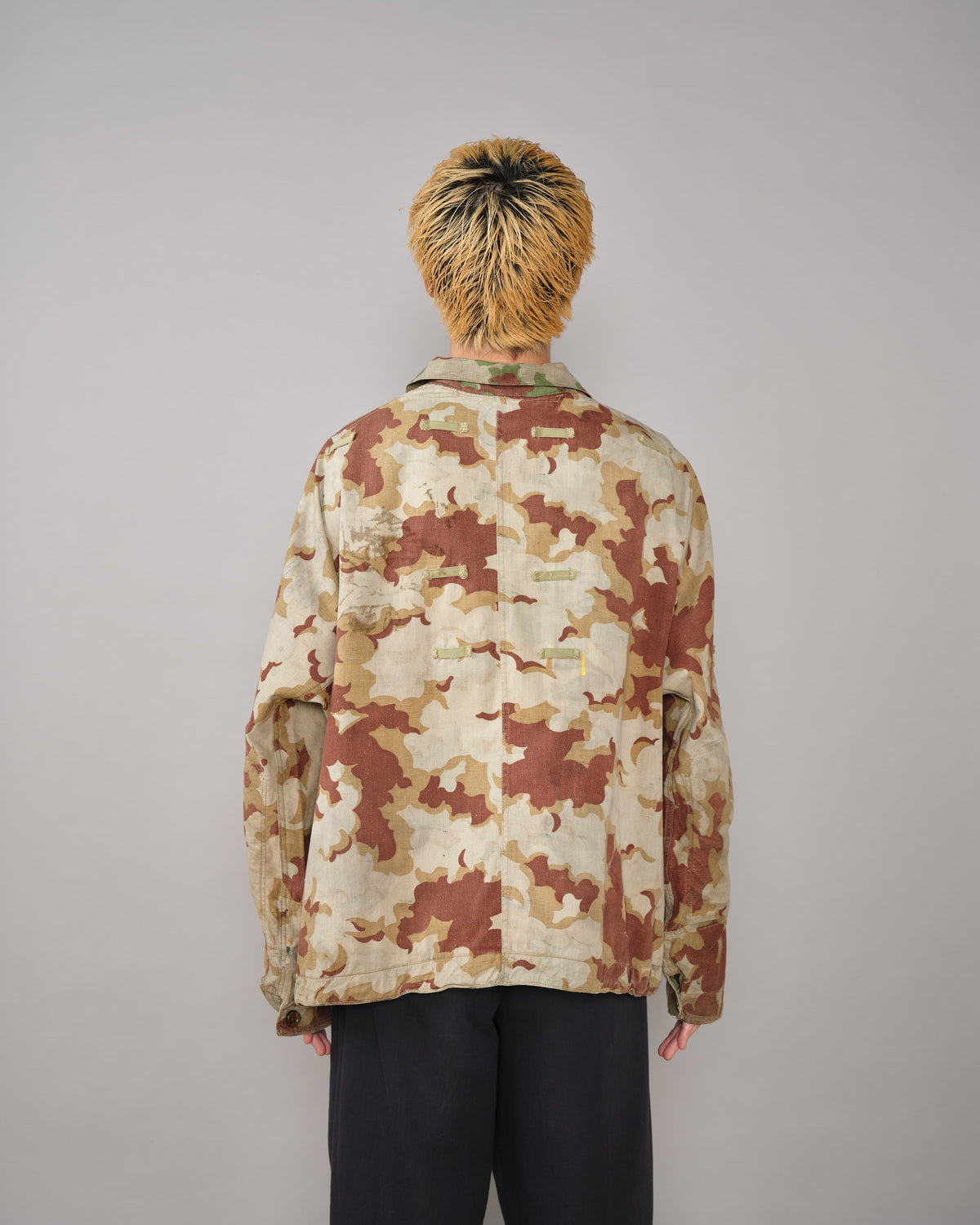 [~50's] Czechoslovakian Army Clouds Camouflage Reversible Smock "Modified"