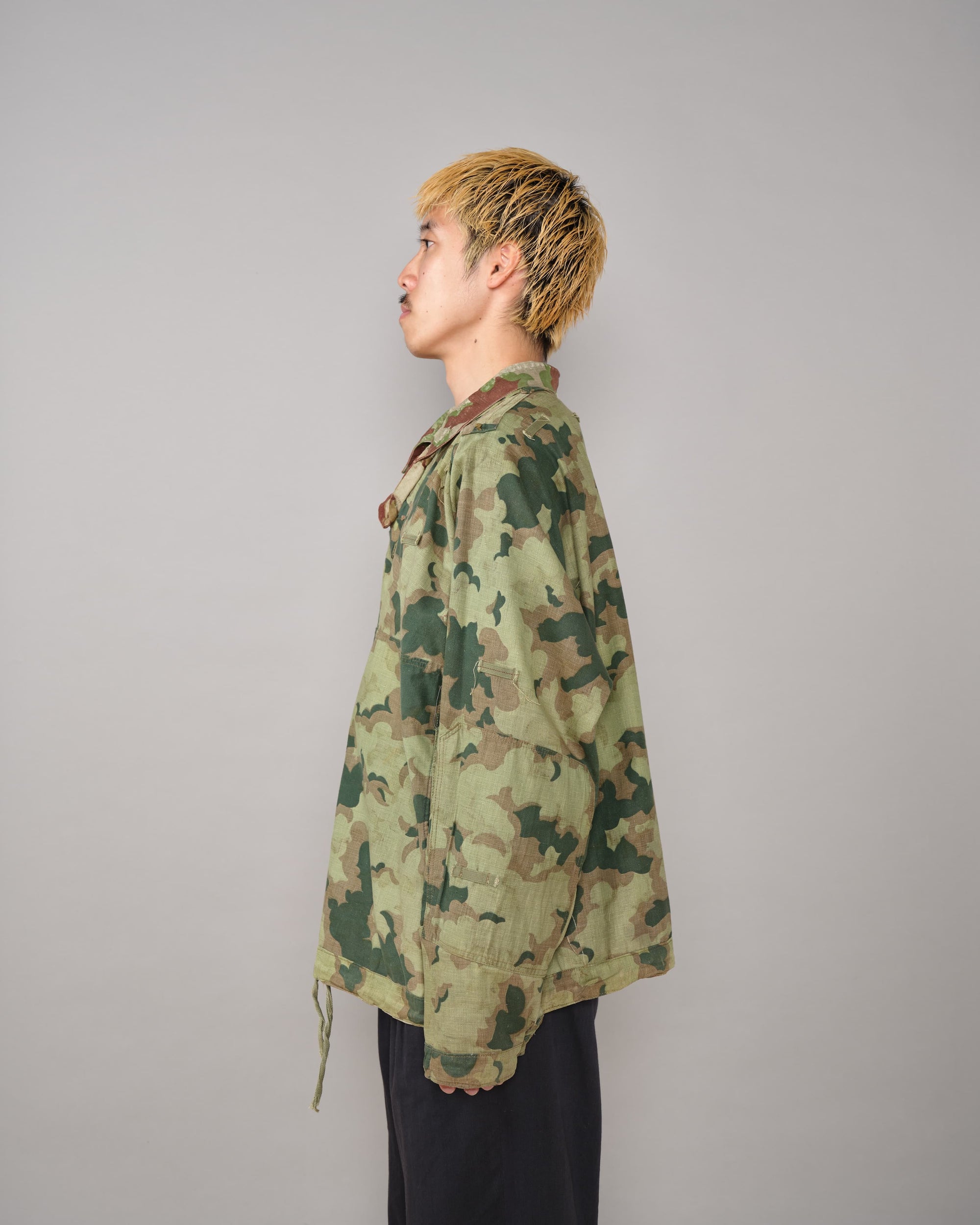 [~50's] Czechoslovakian Army Clouds Camouflage Reversible Smock "Modified"