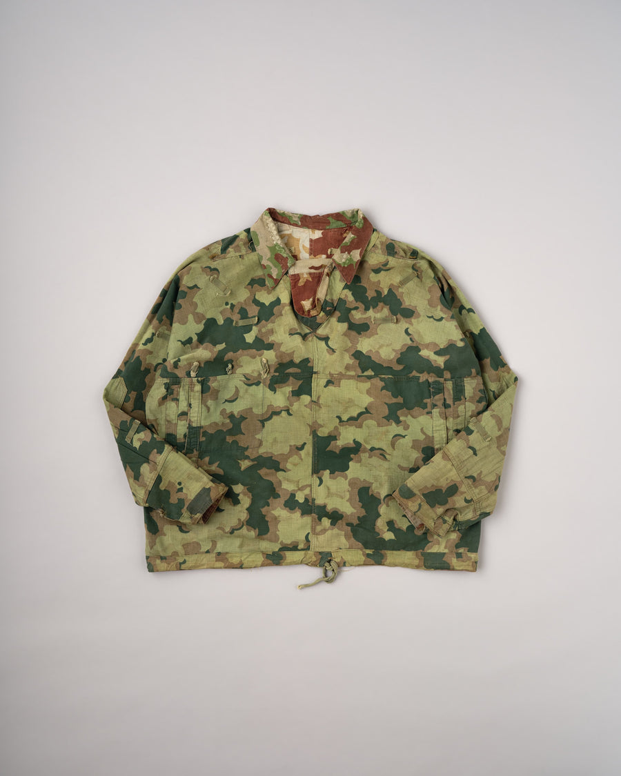 Vue d'ensemble de [~50's] Czechoslovakian Army Clouds Camouflage Reversible Smock "Modified"