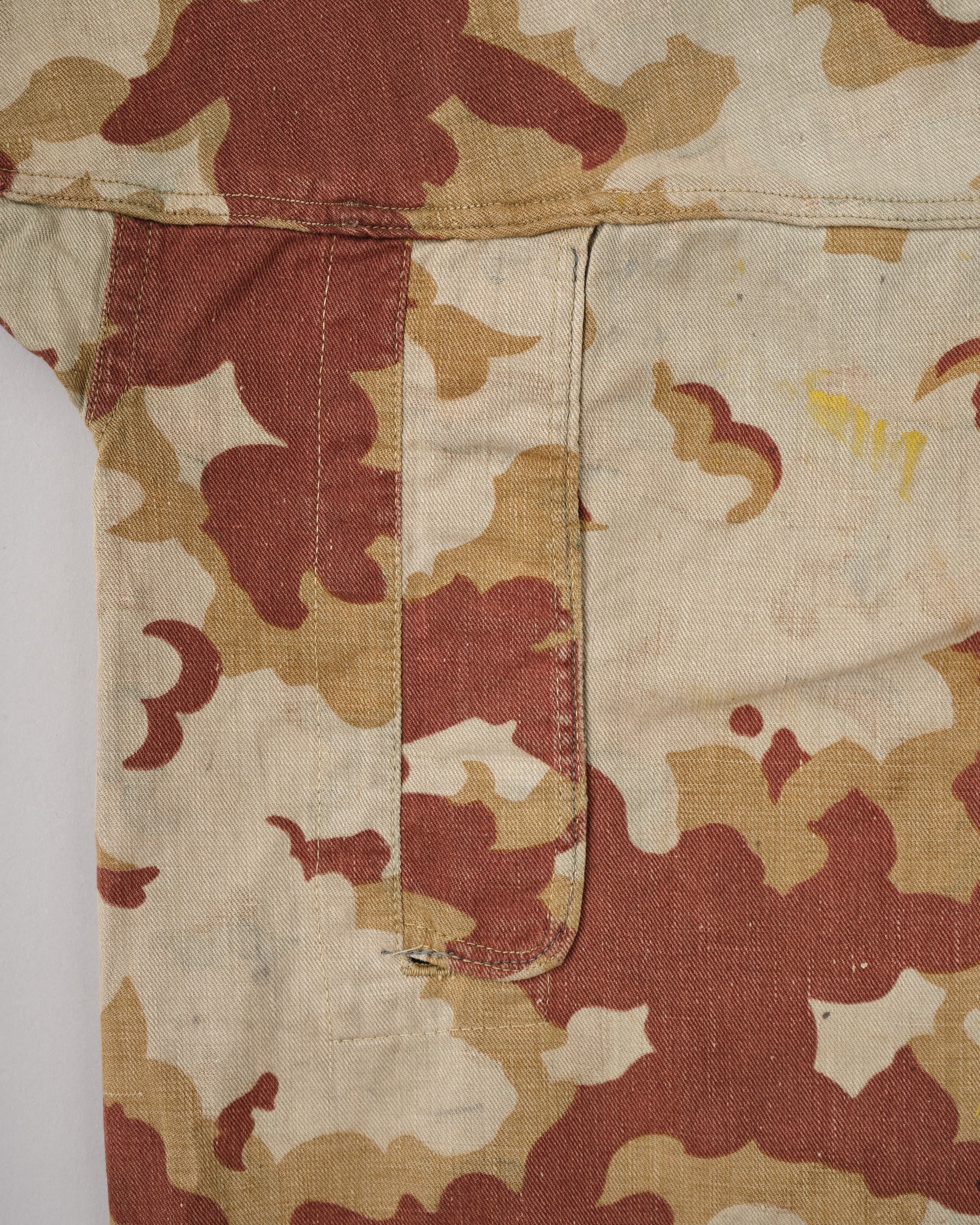[~50's] Czechoslovakian Army Clouds Camouflage Reversible Smock "Modified"