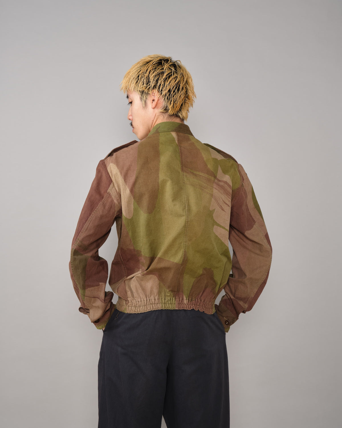 [~50's] French Army Camouflage Retailored Windproof Jacket "Algerian War"