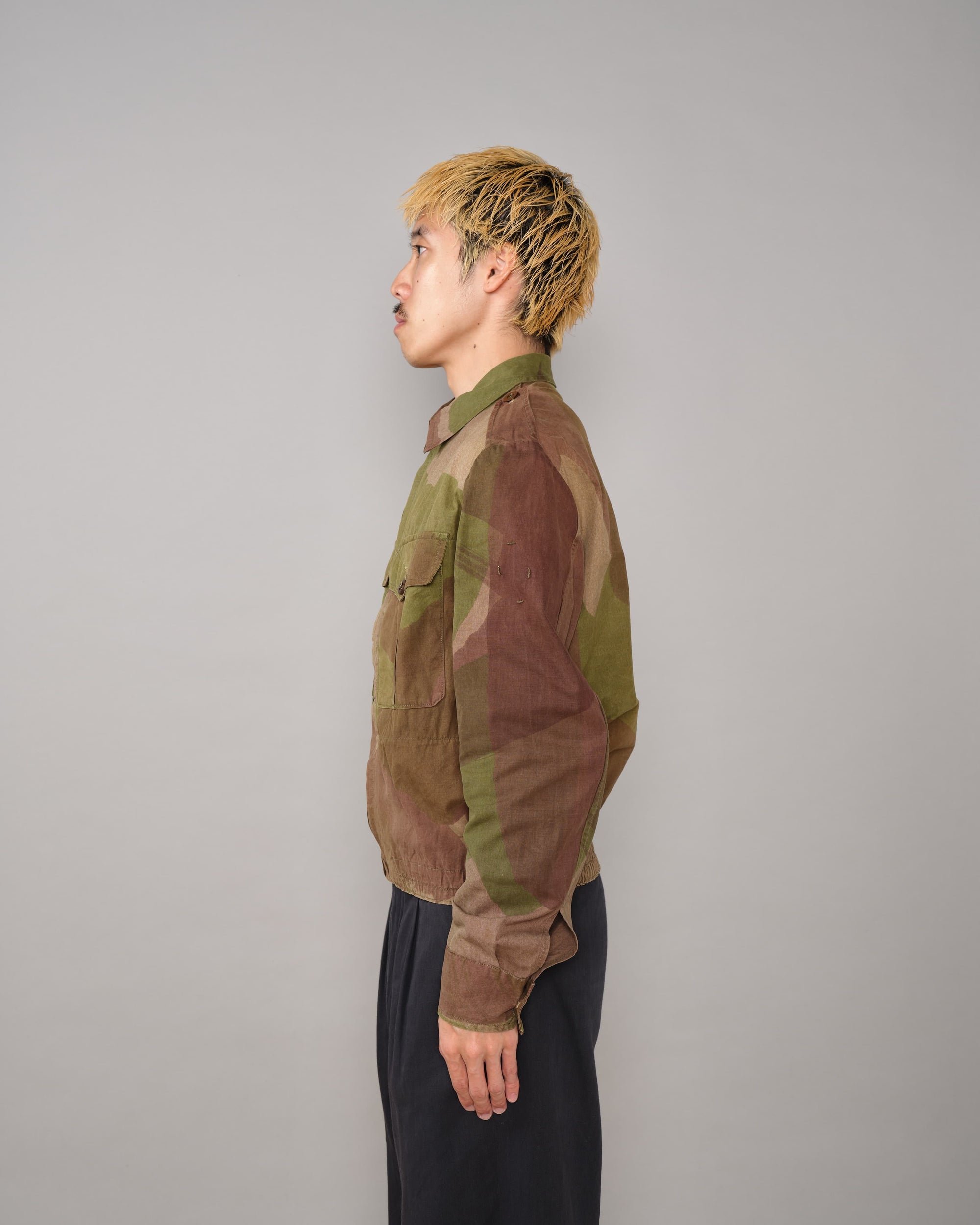 [~50's] French Army Camouflage Retailored Windproof Jacket "Algerian War"