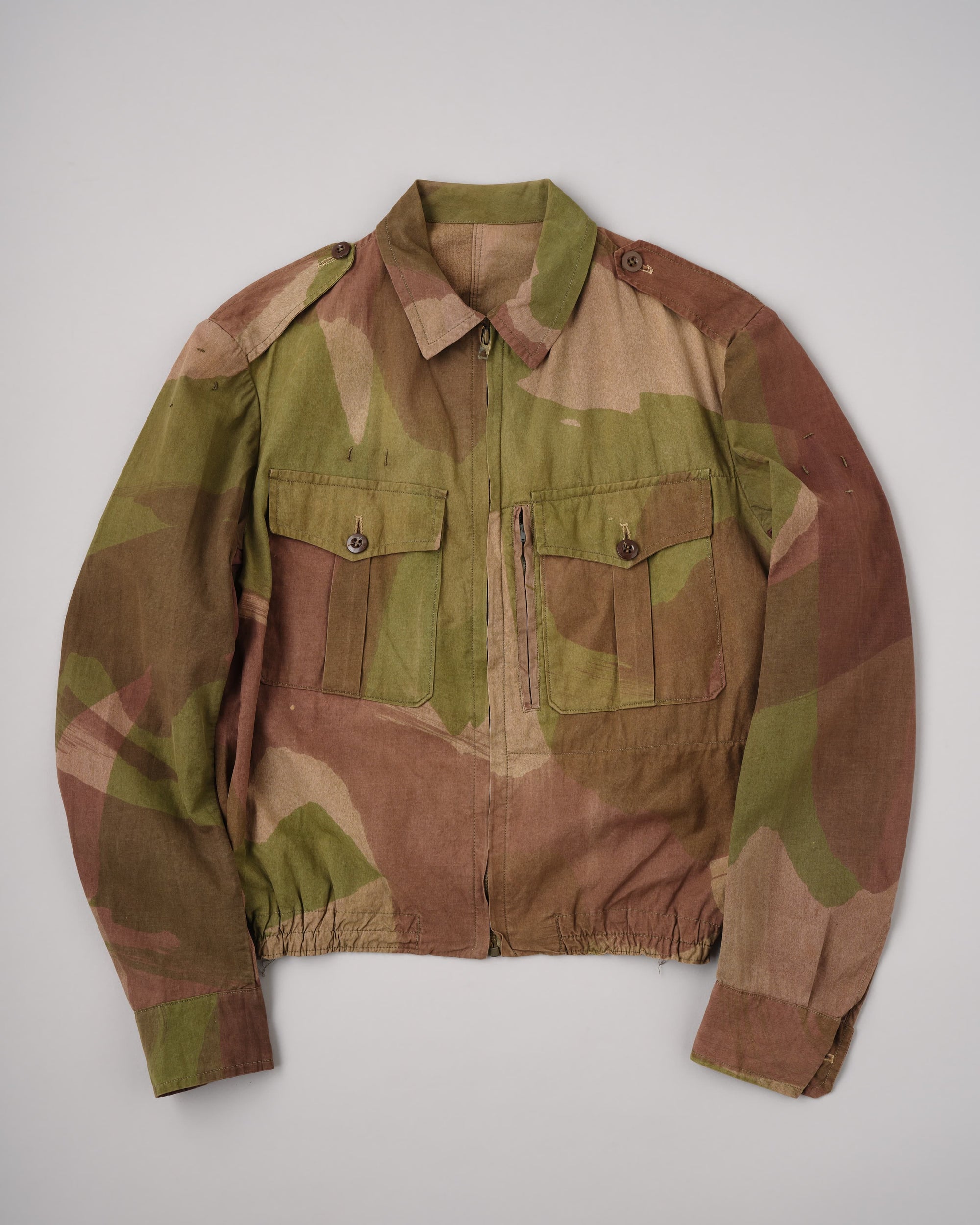 [~50's] French Army Camouflage Retailored Windproof Jacket "Algerian War"